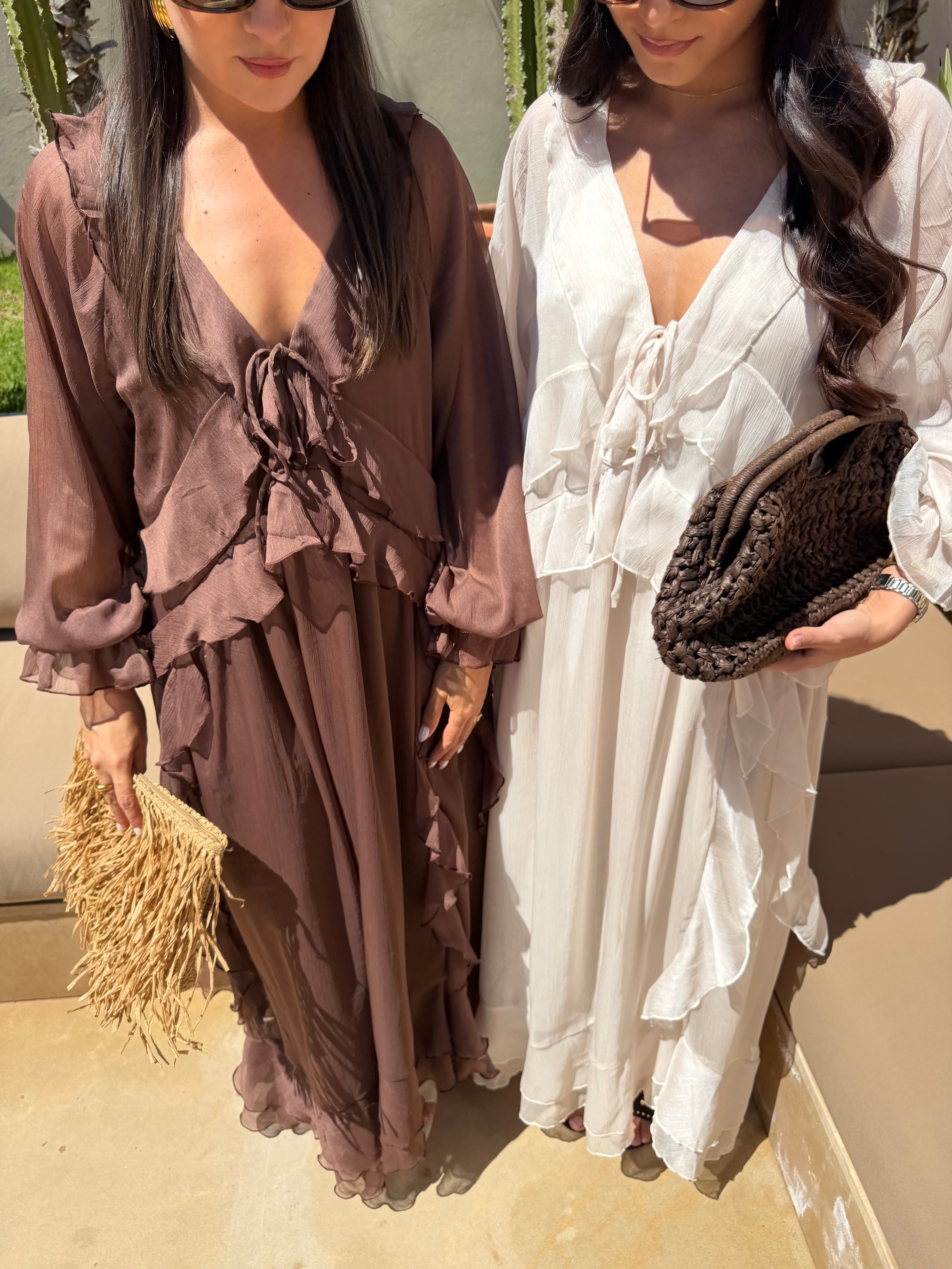 Robe LARA marron (KJ-06)