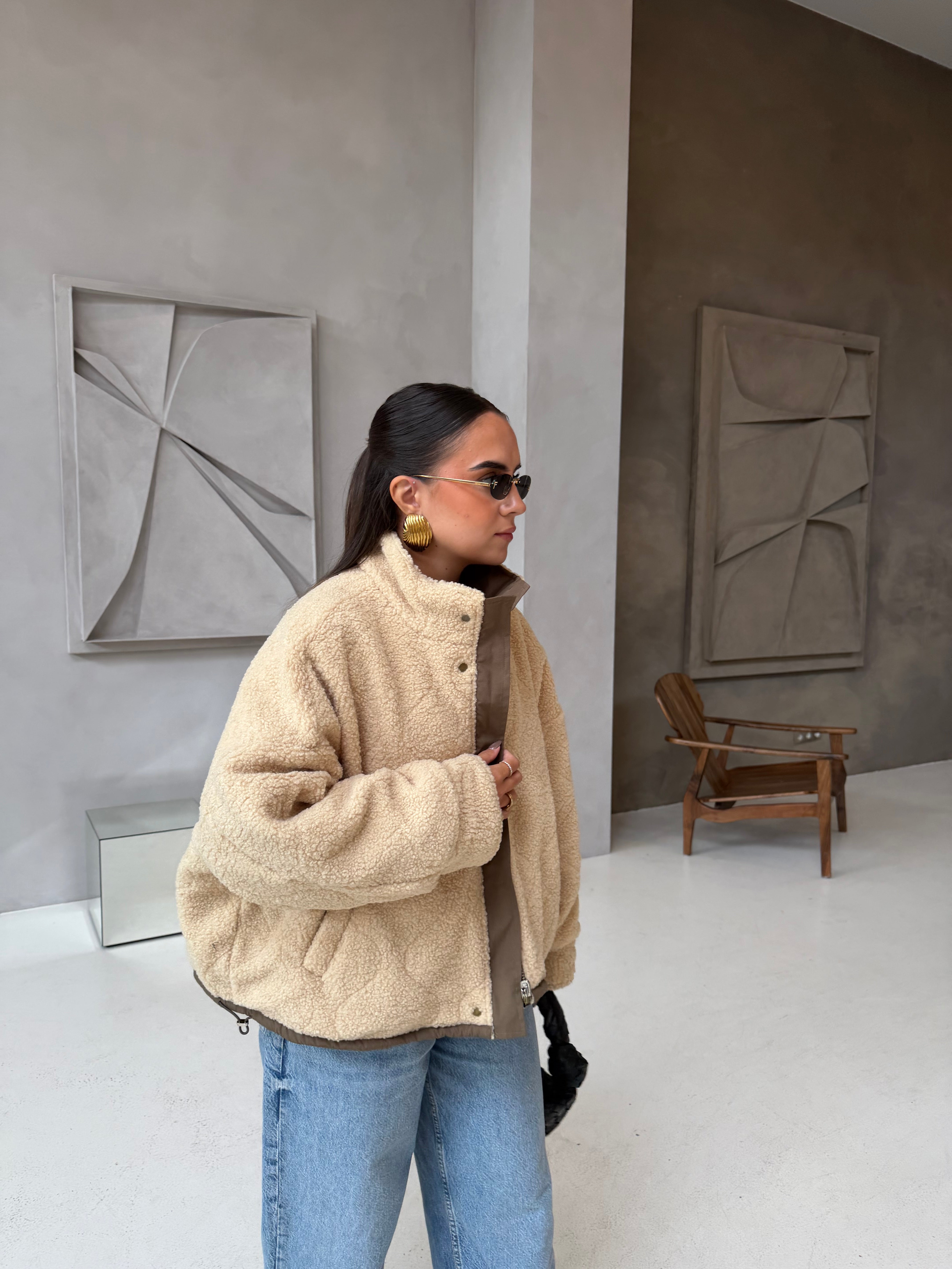 Bomber kaki réversible (24261038)