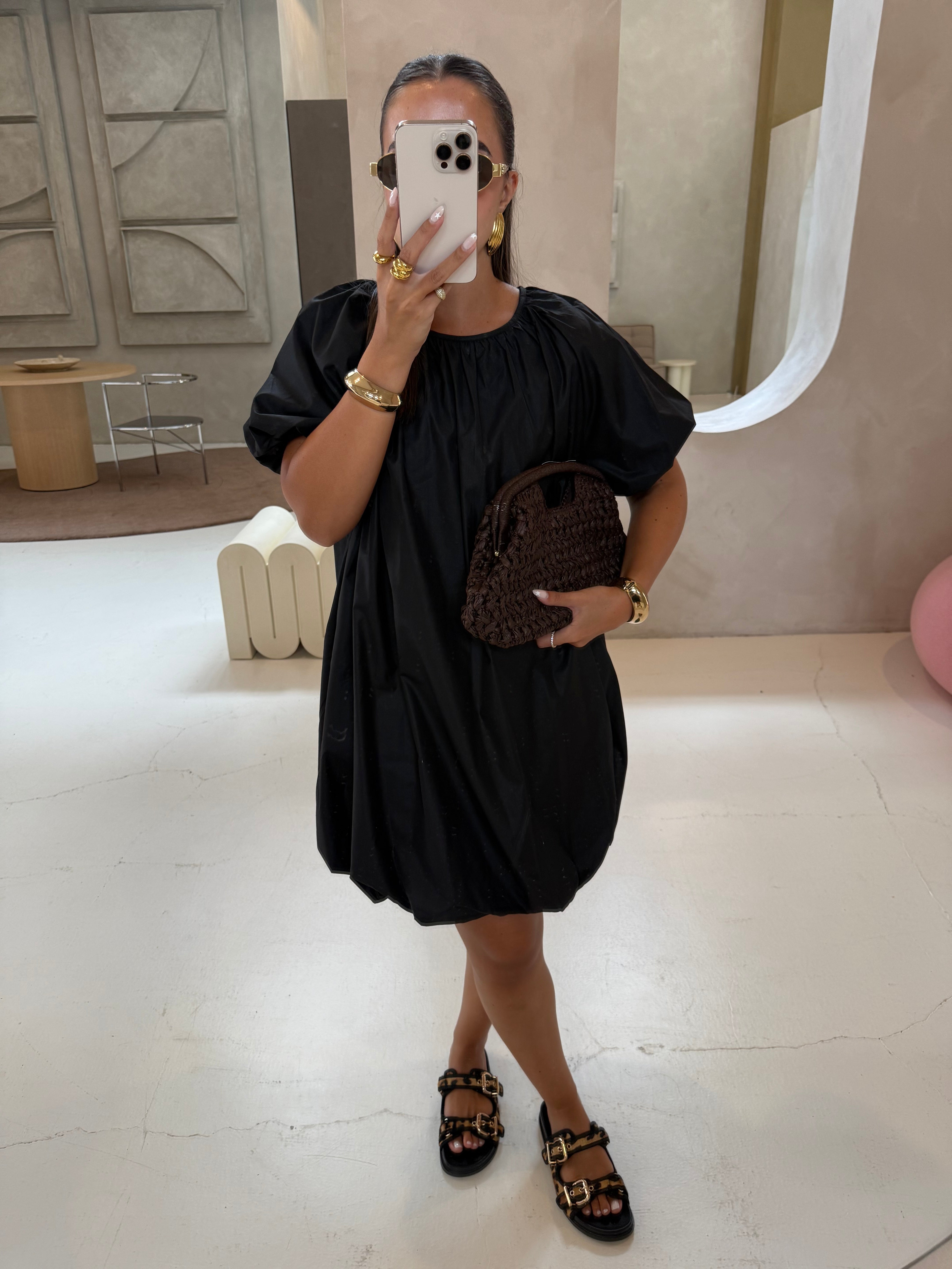 Robe LUA courte noire (SC236)