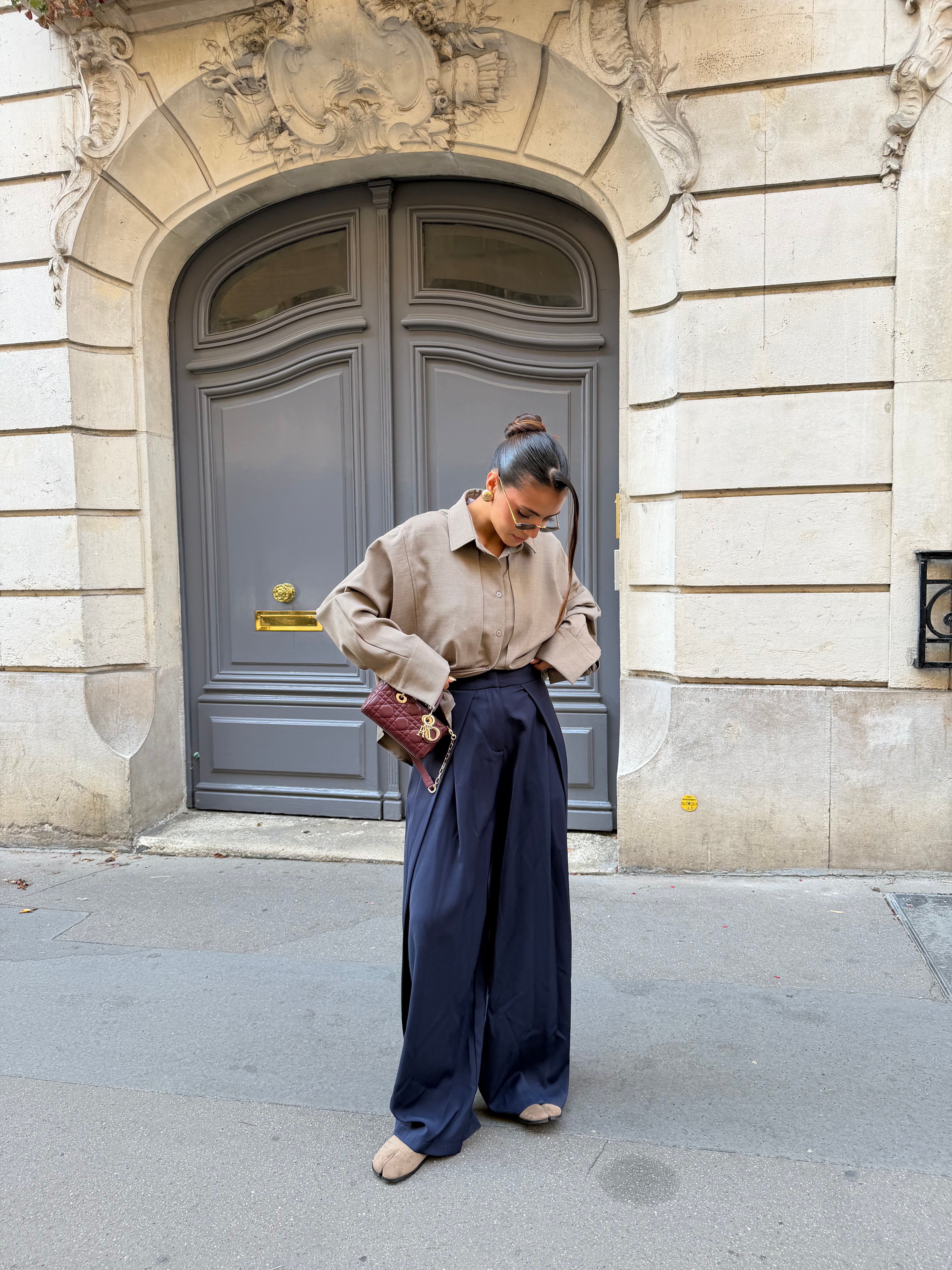 Pantalon pince ALBA bleu marine  (L115)
