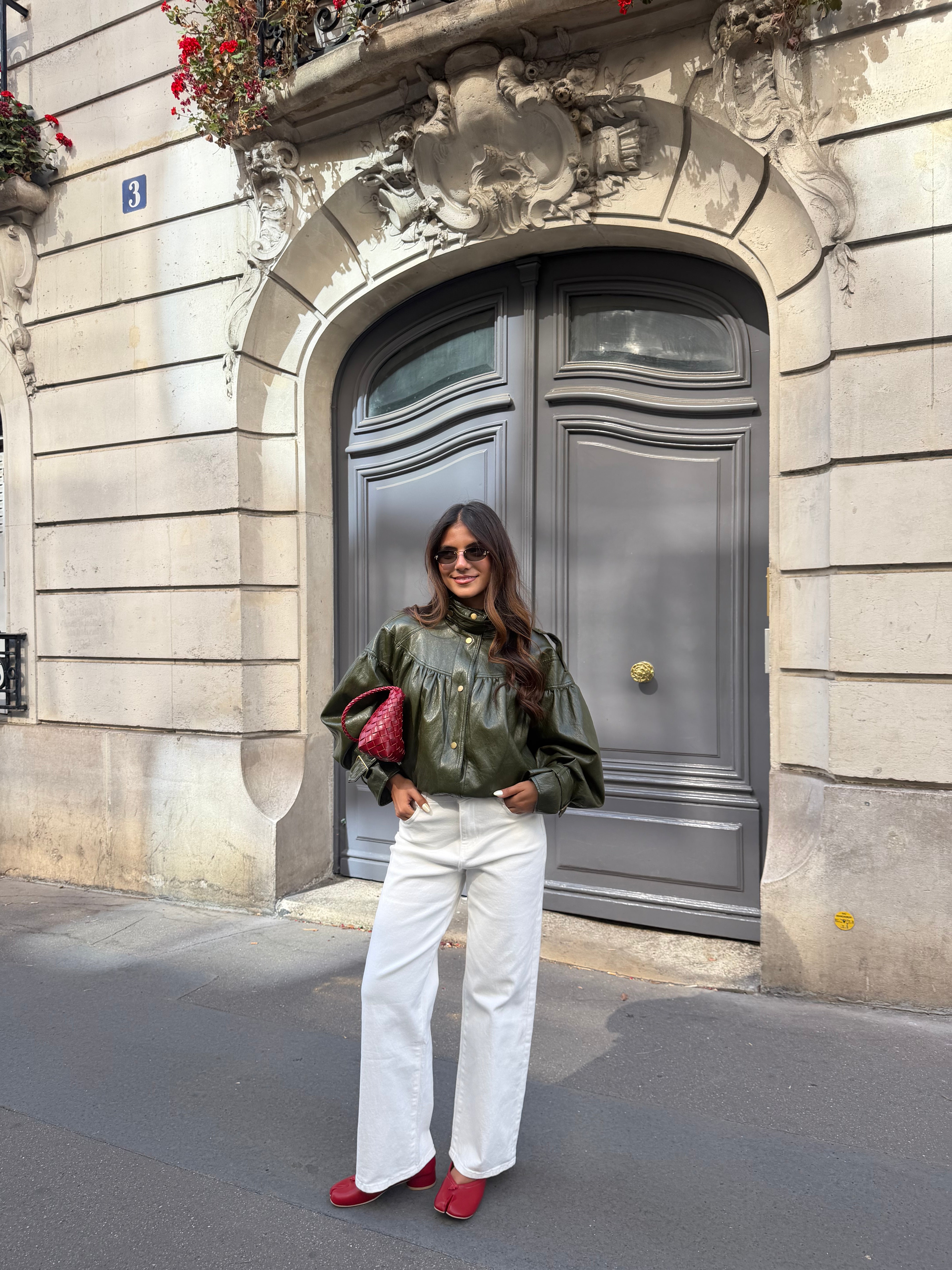 Jean droit CAROLE blanc (WH0059)