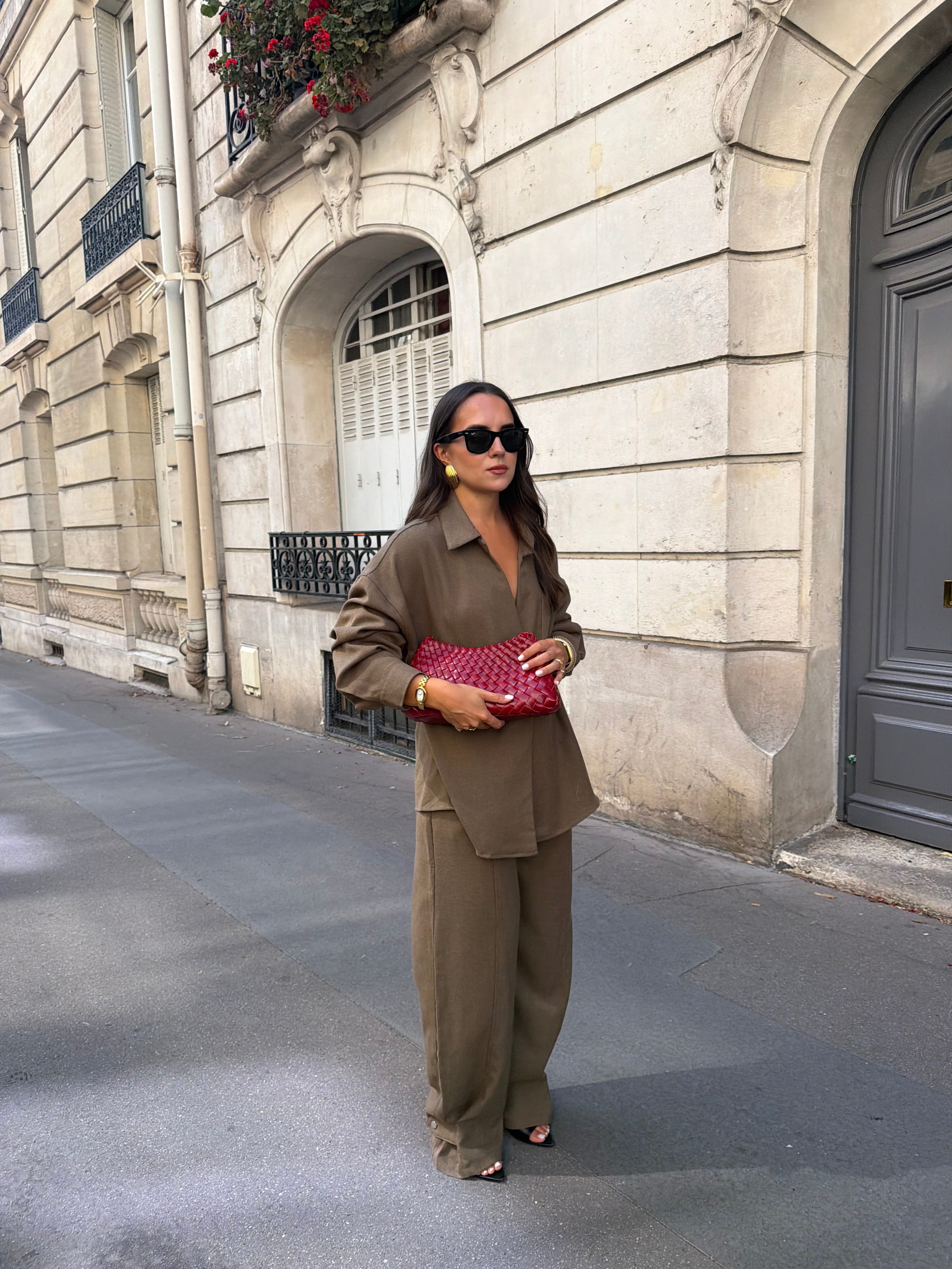 Chemise sine kaki (CYC094)