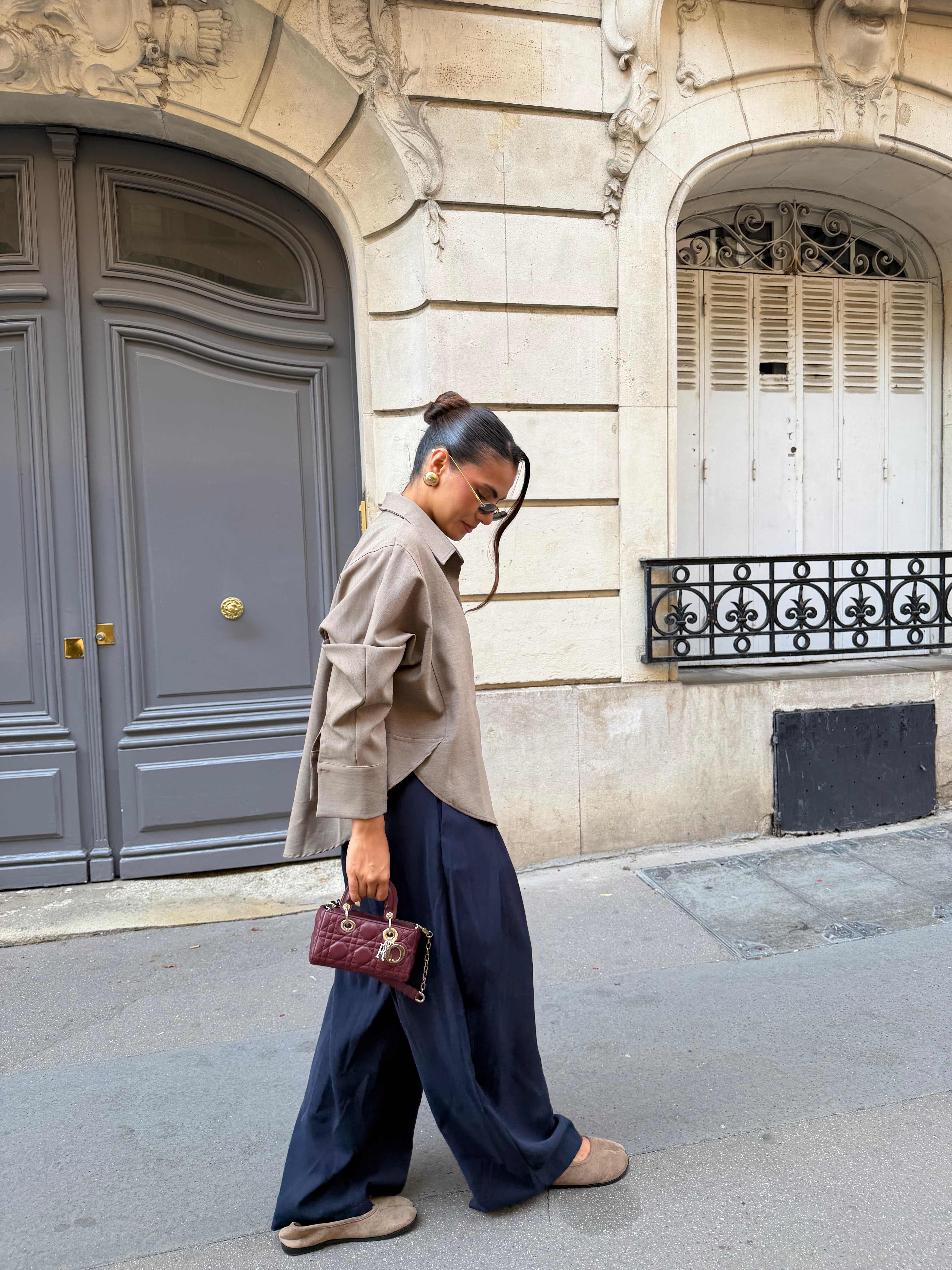Pantalon pince ALBA bleu marine  (L115)