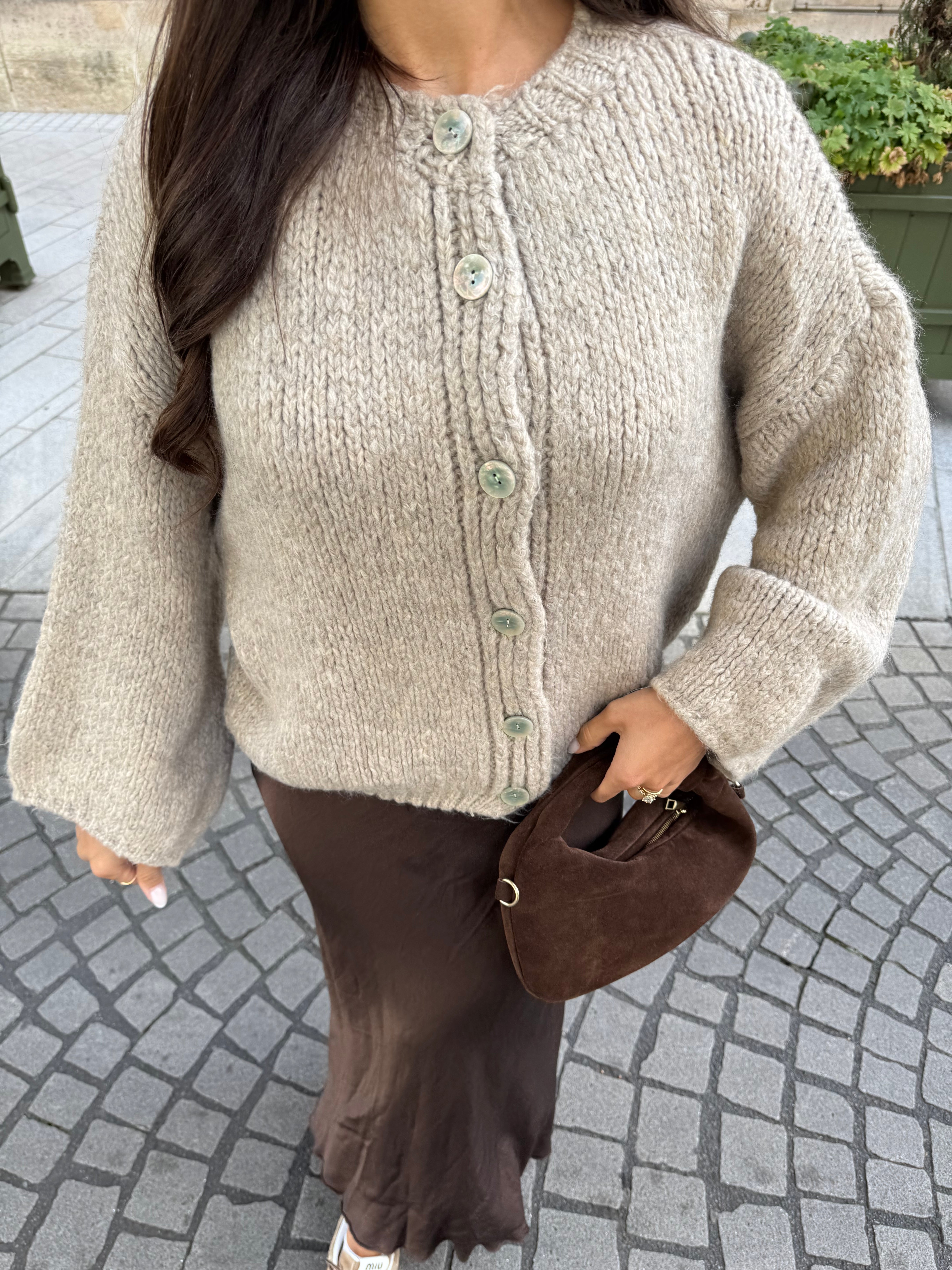 Pull gilet ALANA beige