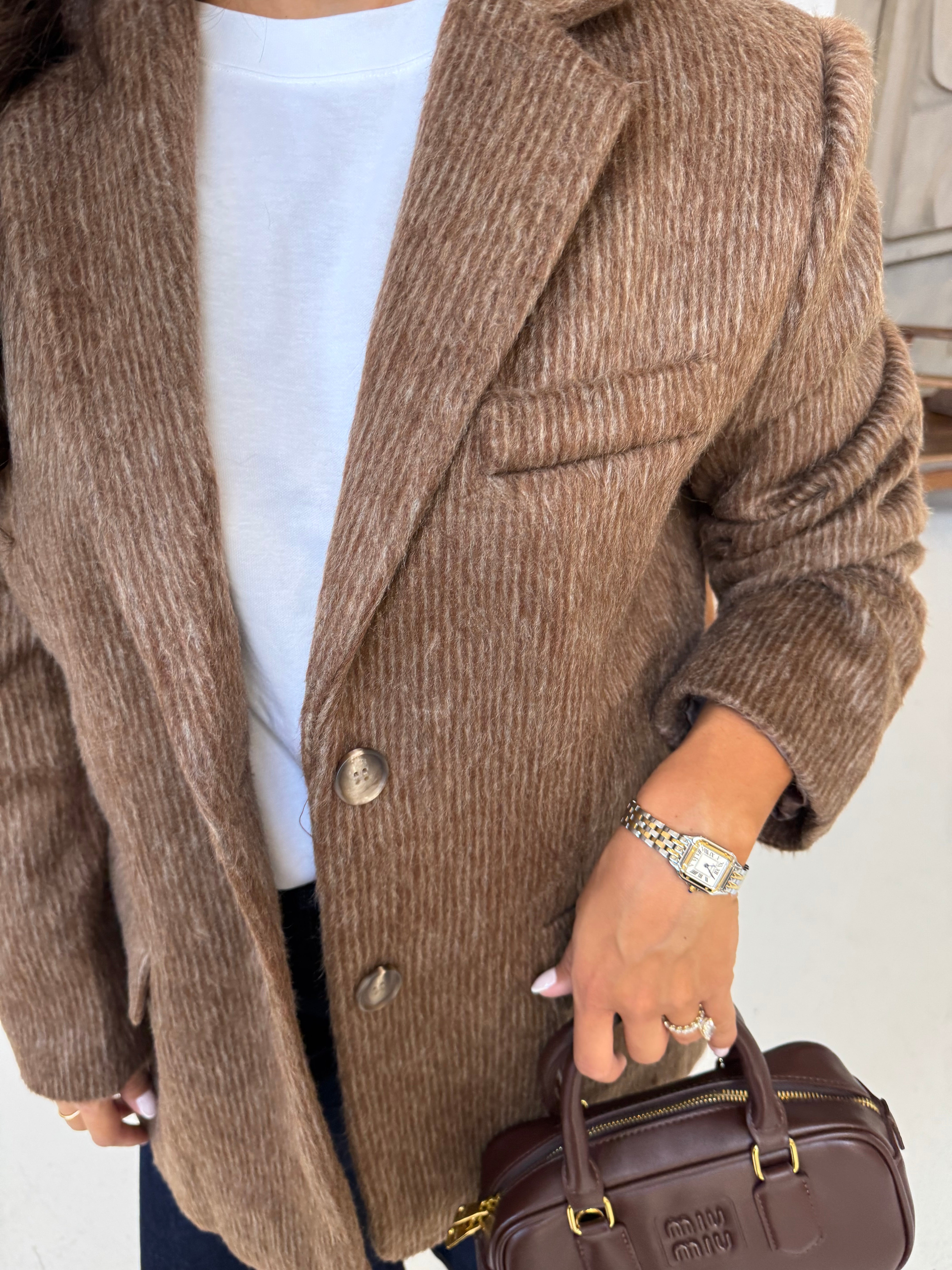 Blazer SALOME épais marron (W2321)