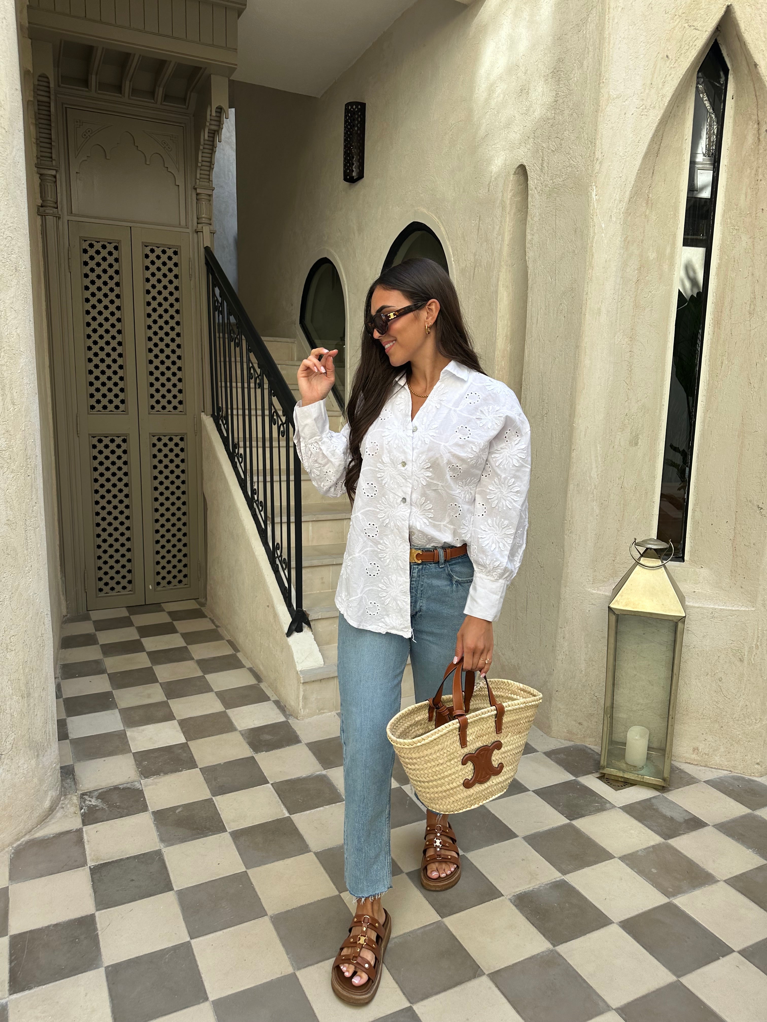 Chemise HAPPY blanche