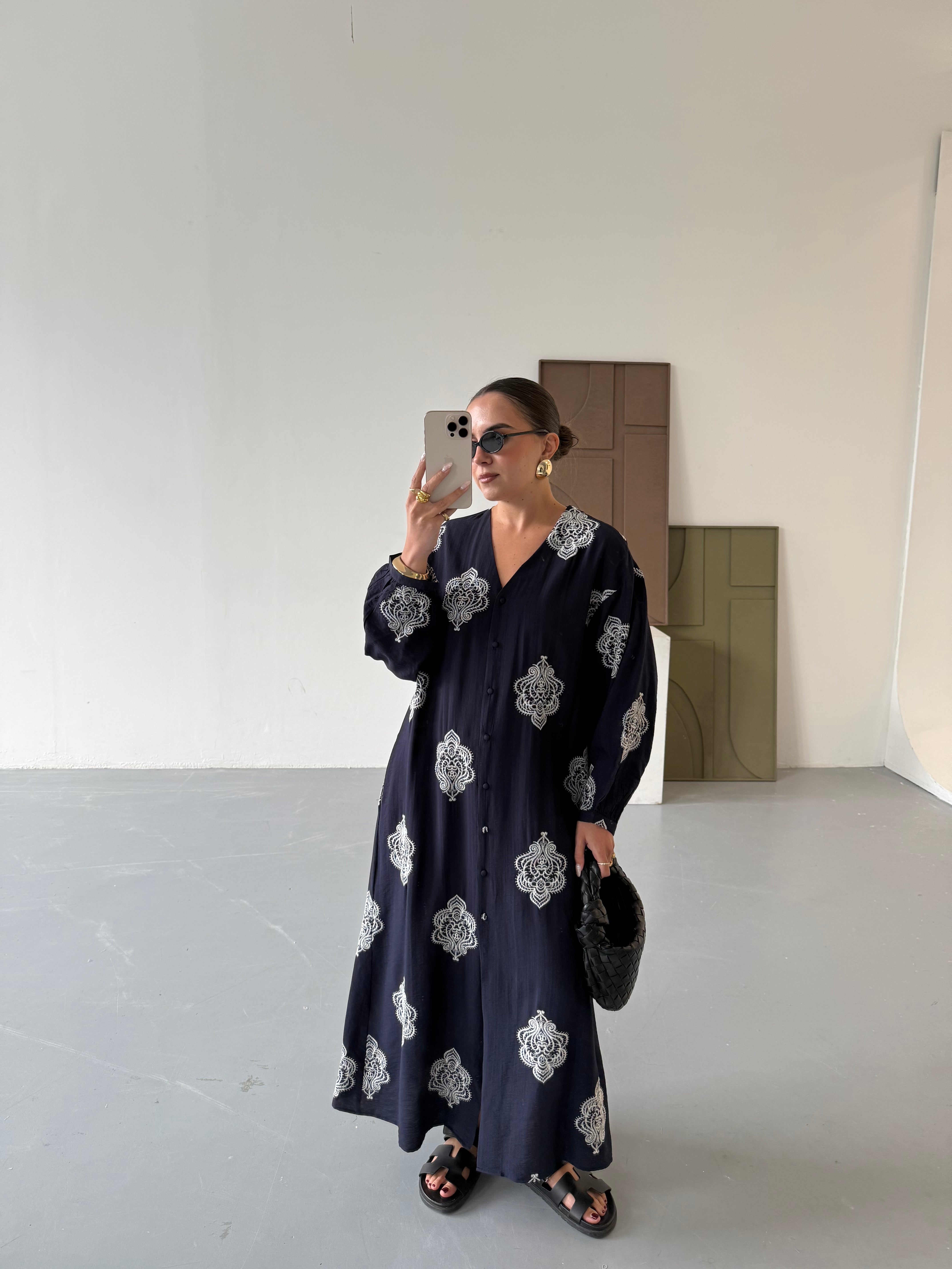 Robe ANIA bleue (M7870)