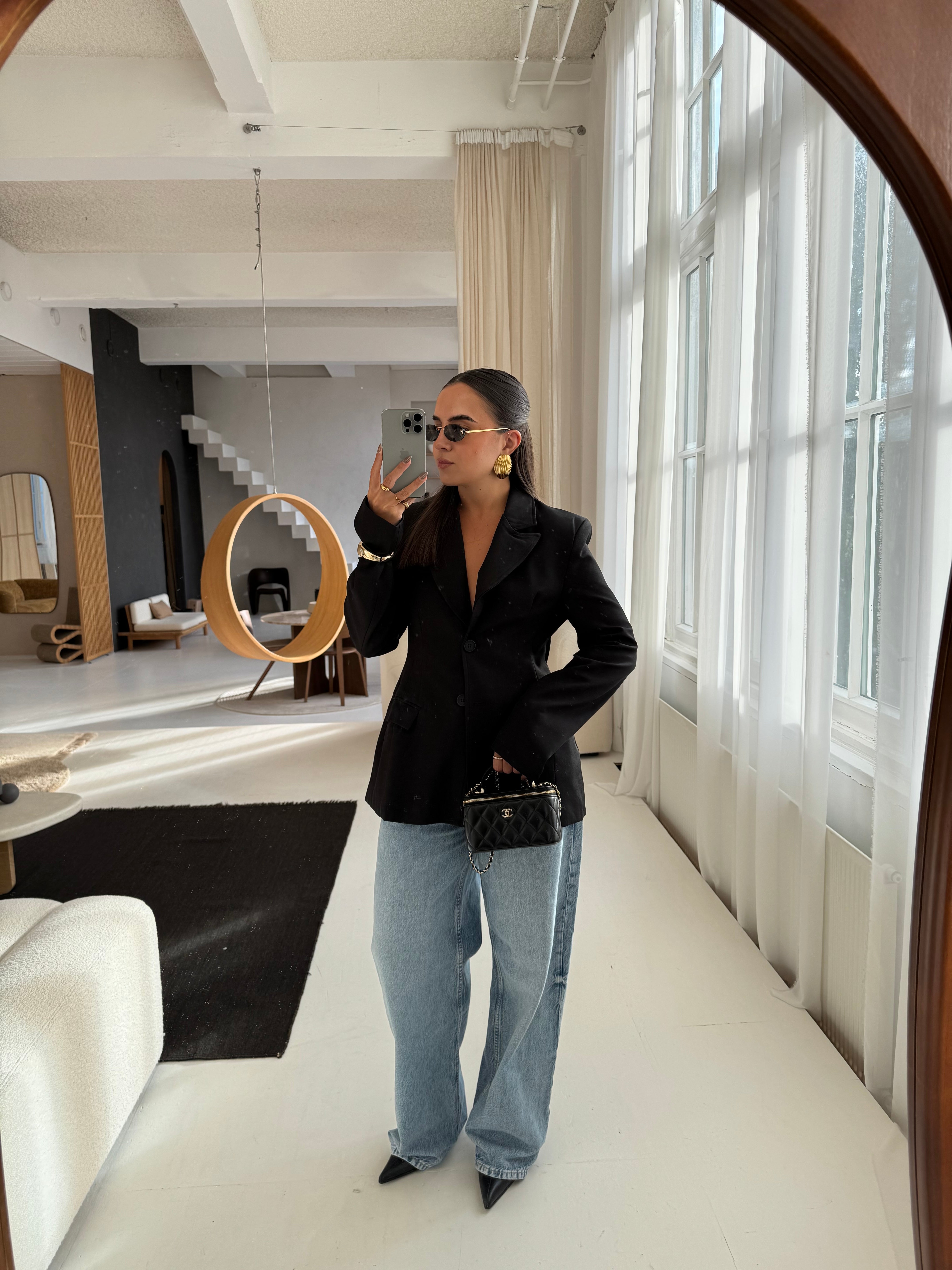 Blazer CINTRÉ noire (V6399)