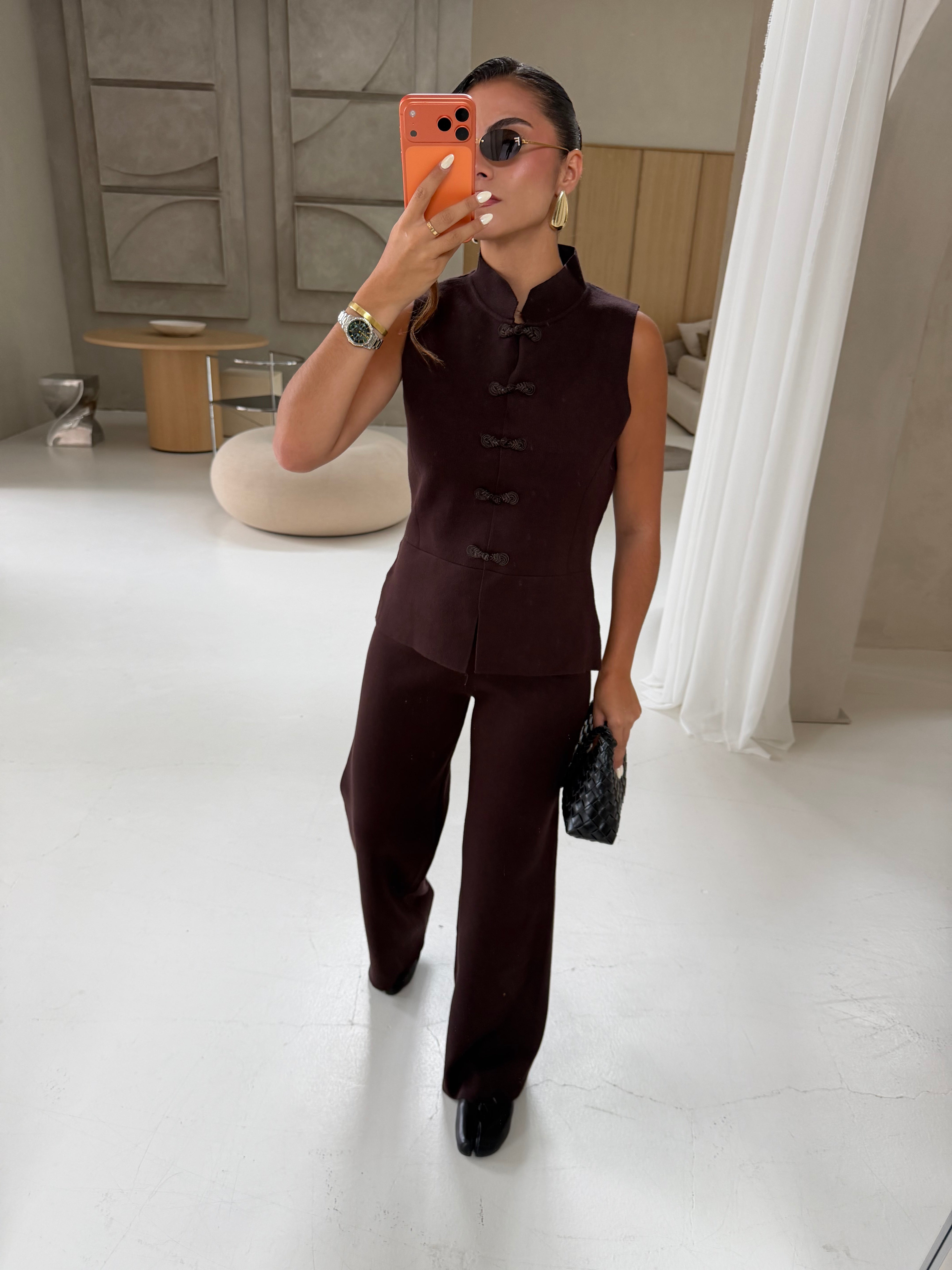 Ensemble marron CASSIE (5846)