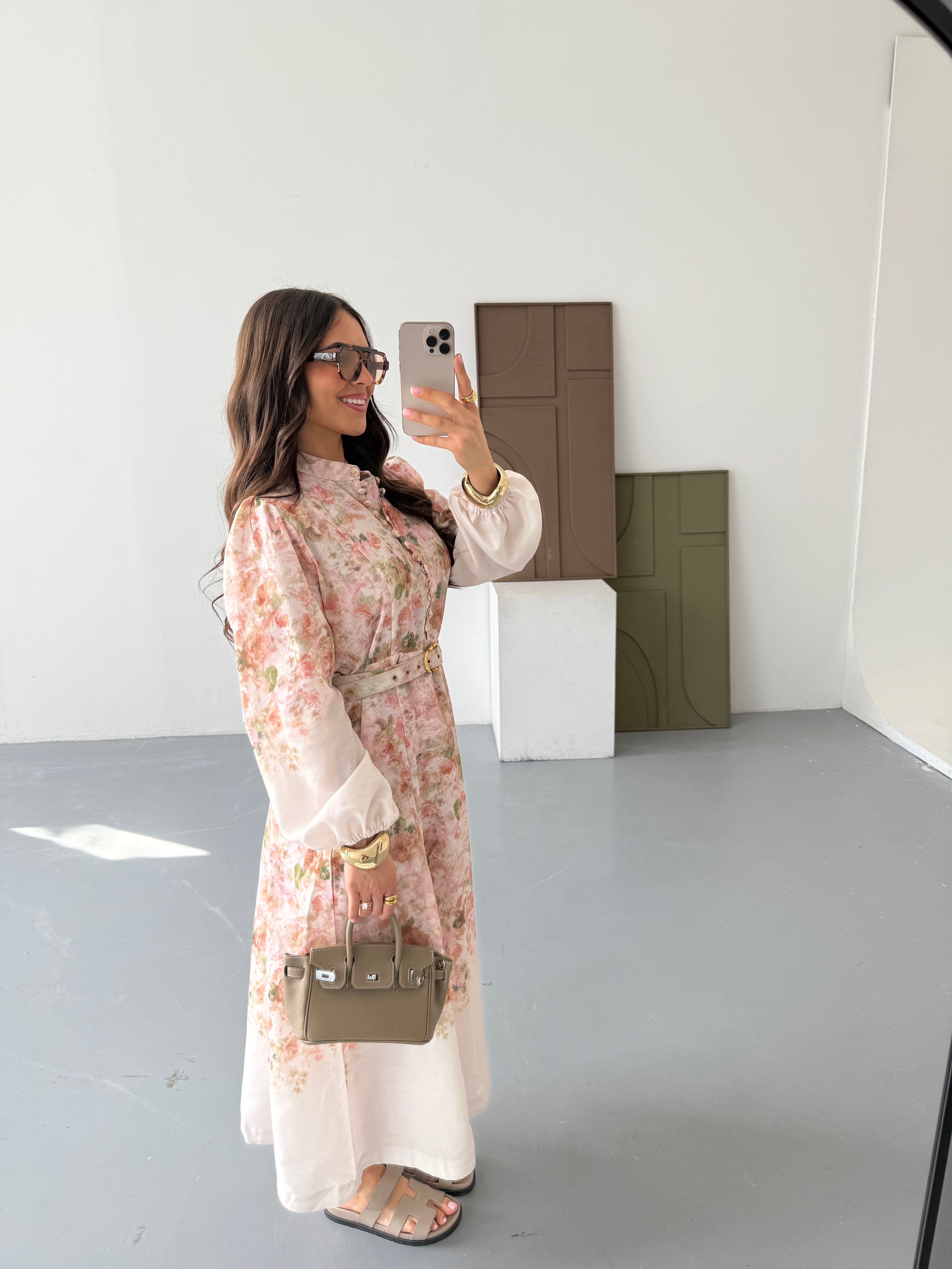 Robe FLORA rose (R7983)