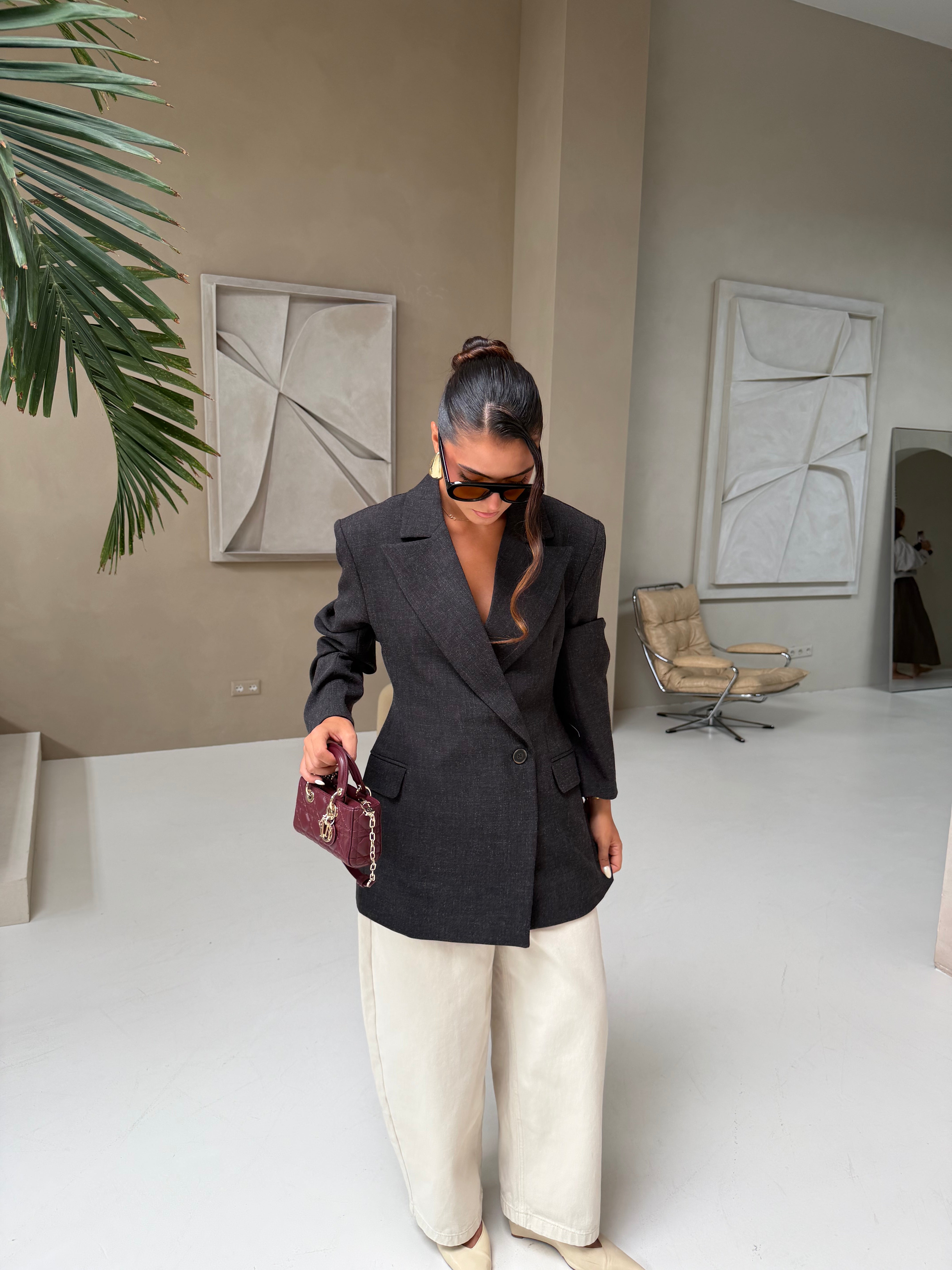Blazer GANCIA noir (WV057)