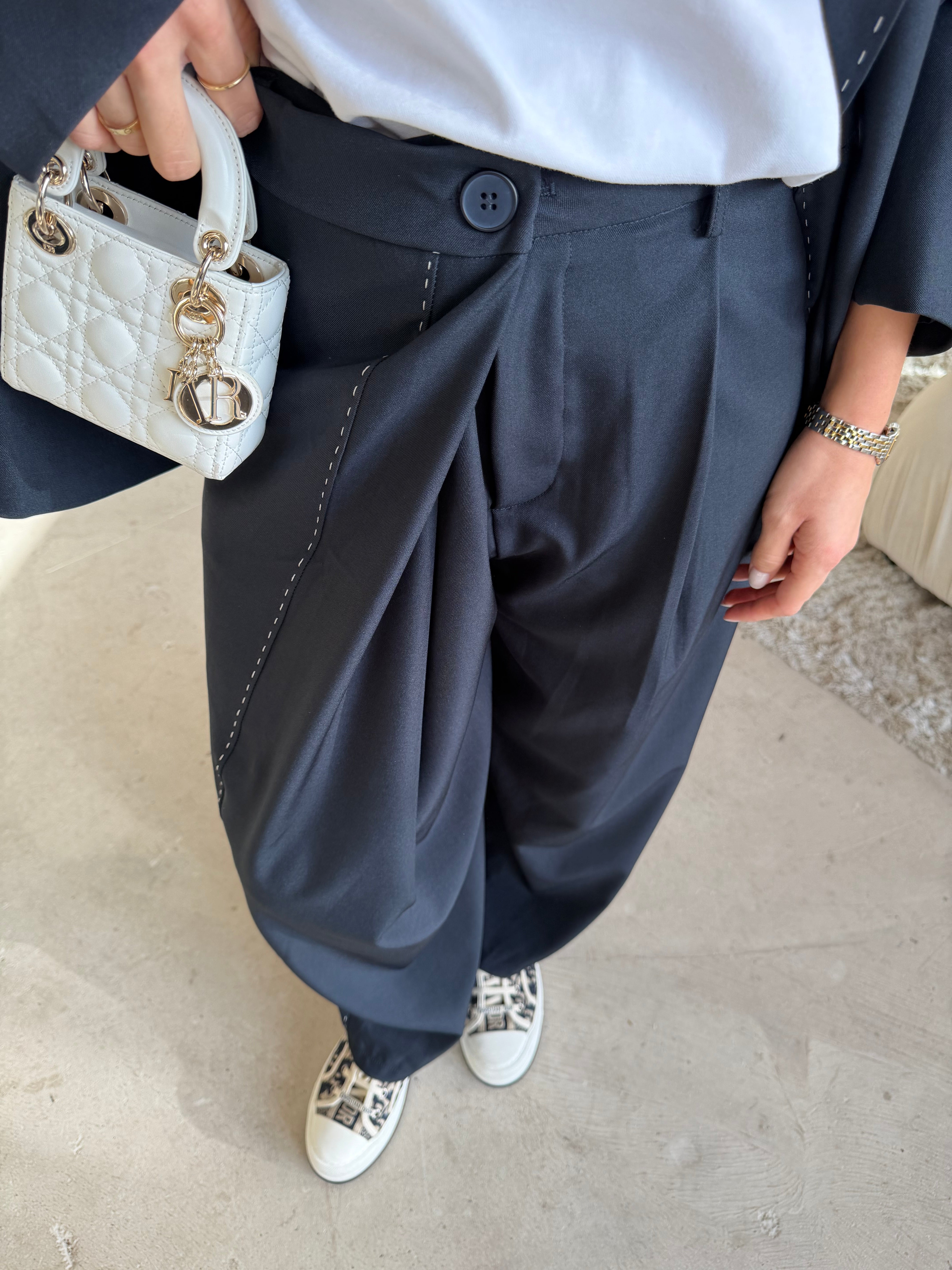 Pantalon samy bleu marine