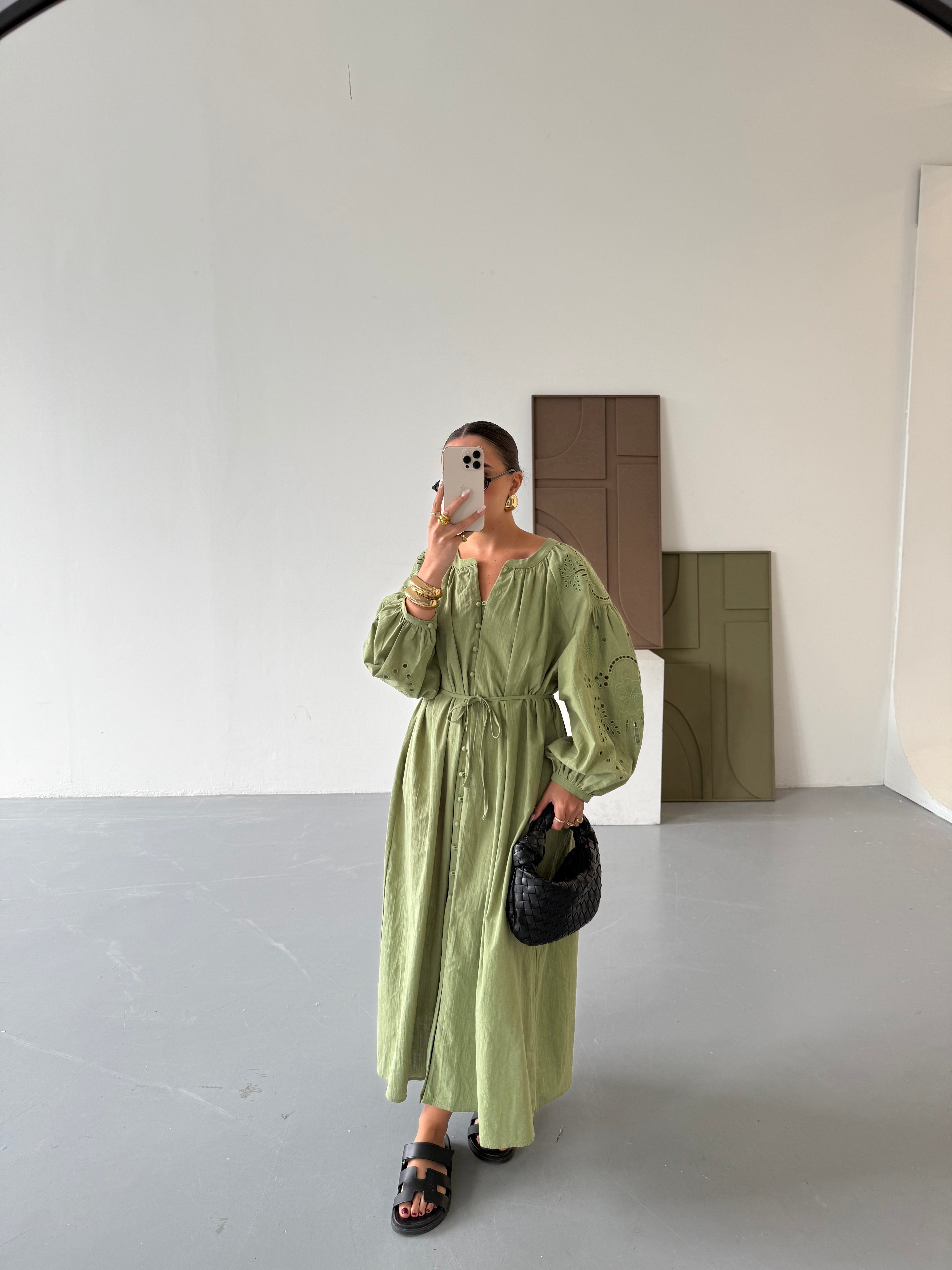 Robe verte WIYA (5885)