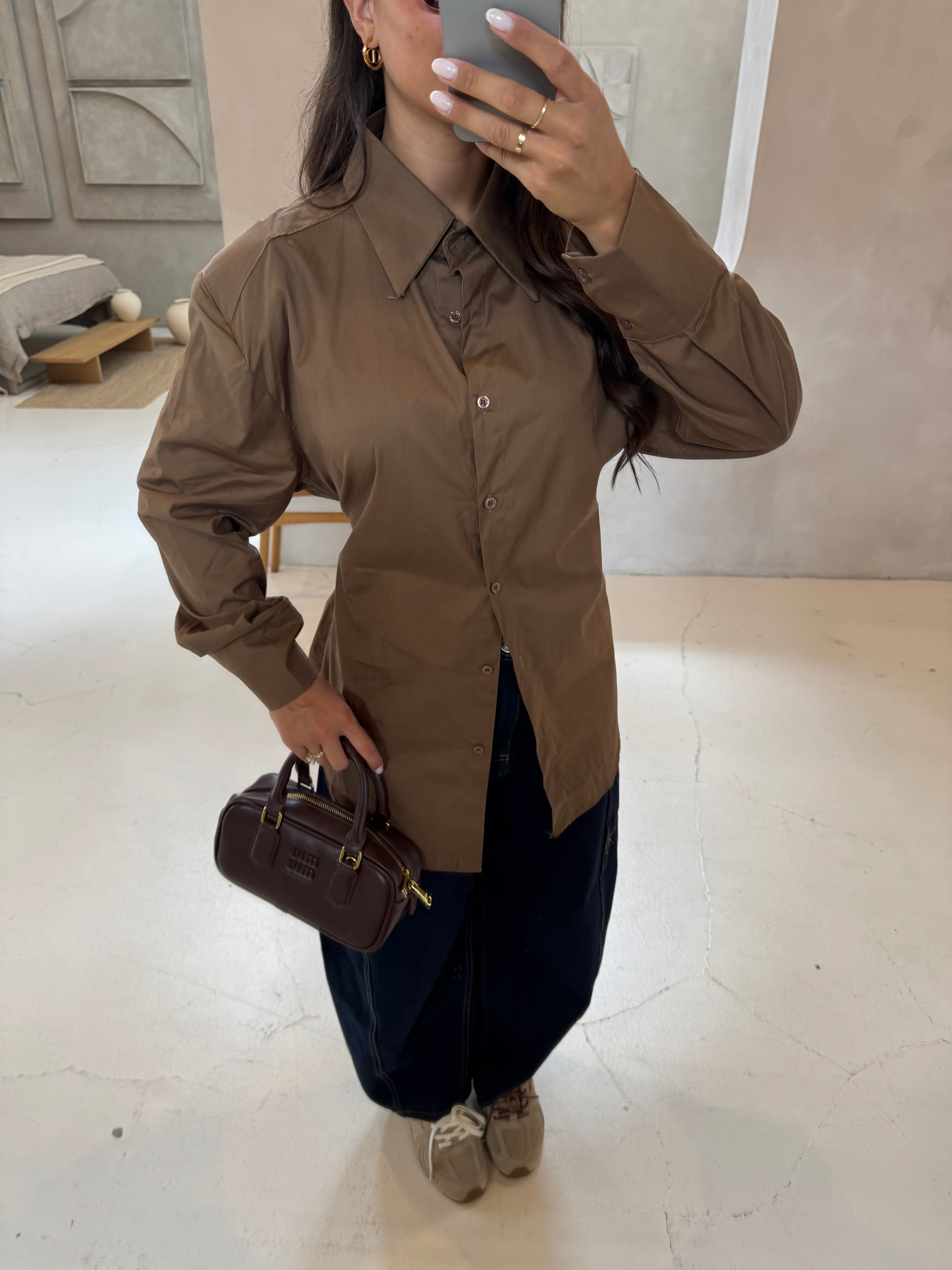 Chemise FRANKIE marron (25c909)