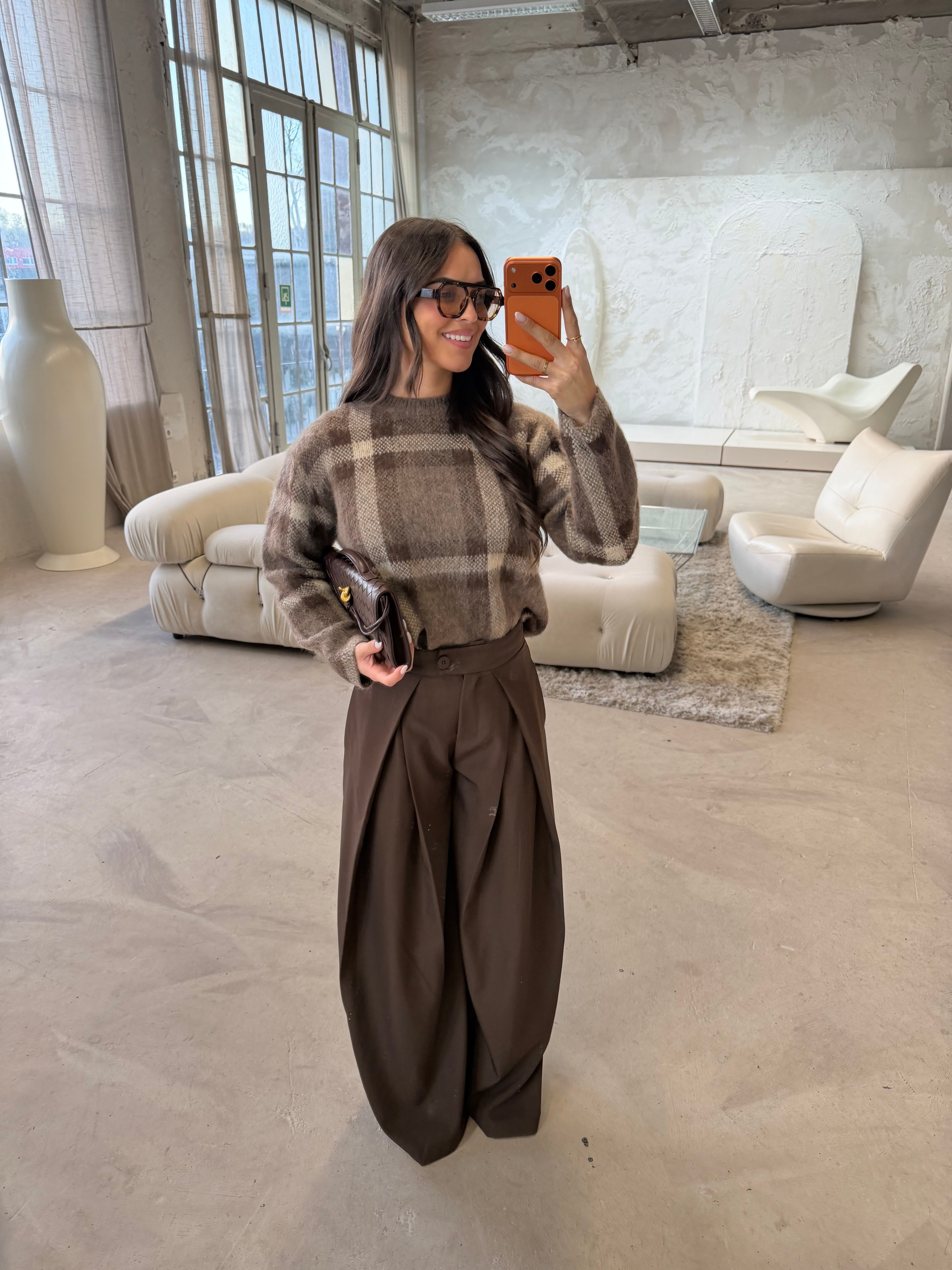 Pantalon CHELLA marron