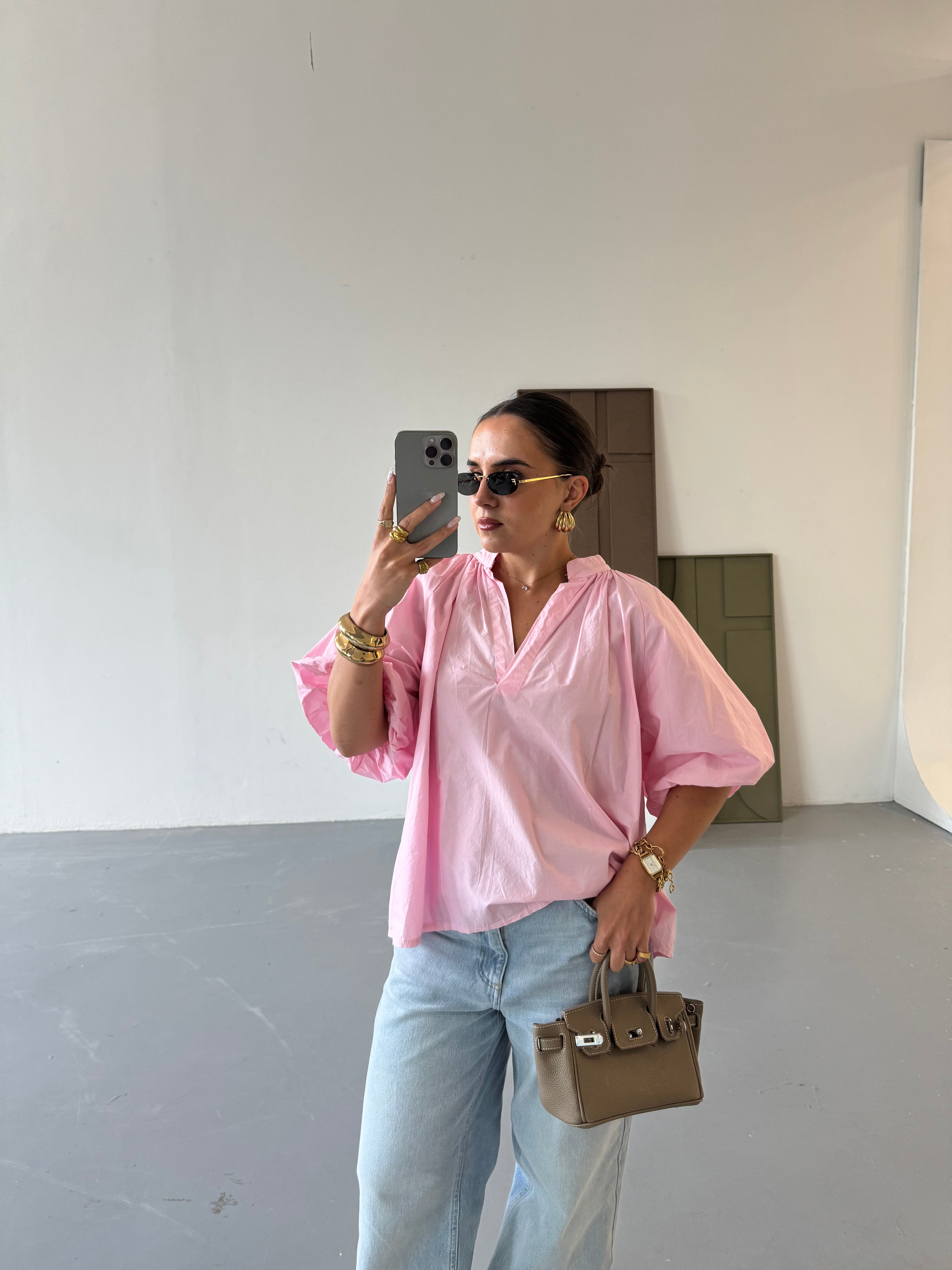 Chemise LISA rose (82019)