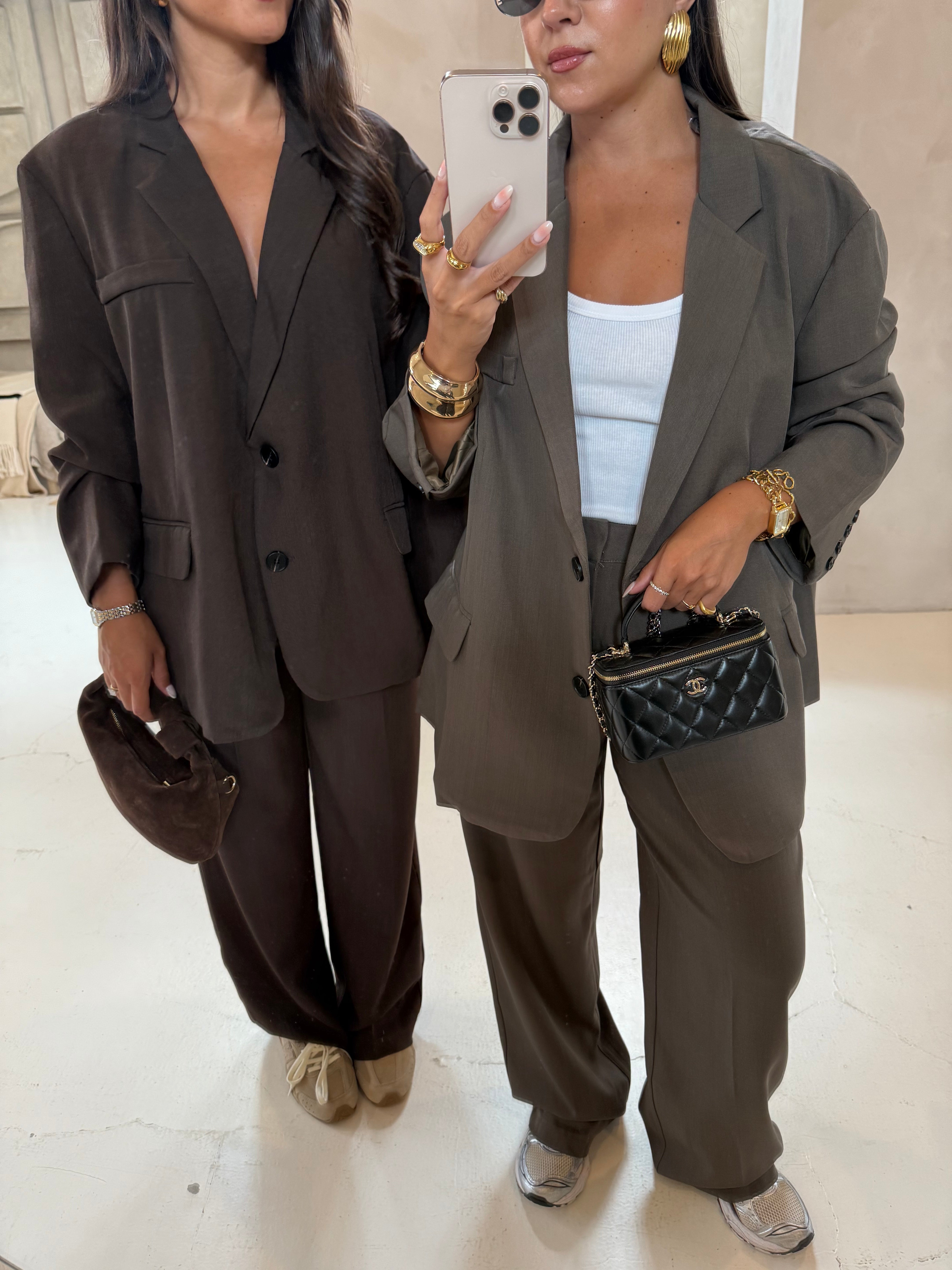 Pantalon SANA taupe (L025)