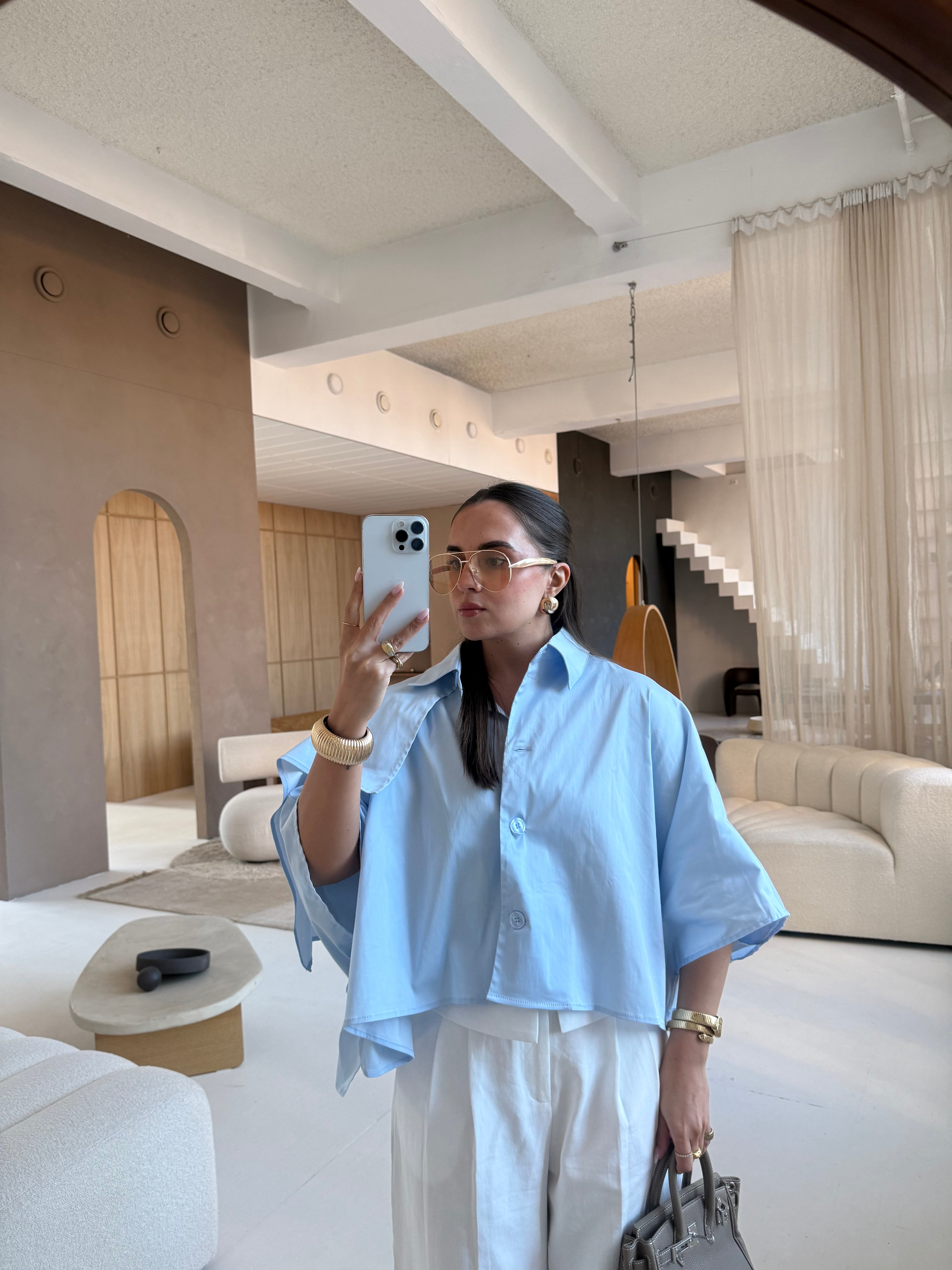 Chemise CAPE bleue (RM811)