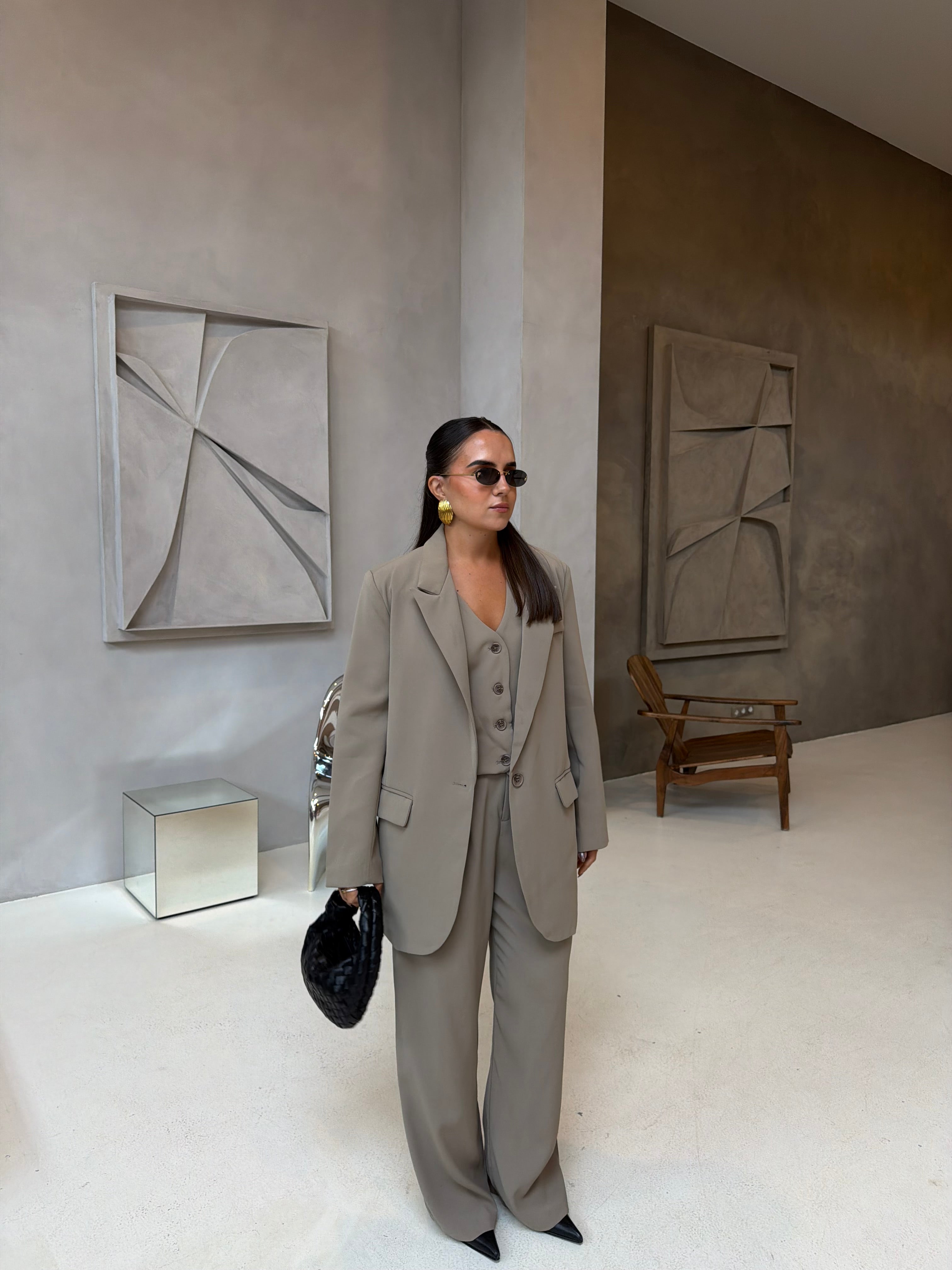 Ensemble 3 pièces MELANA taupe (EC1632)