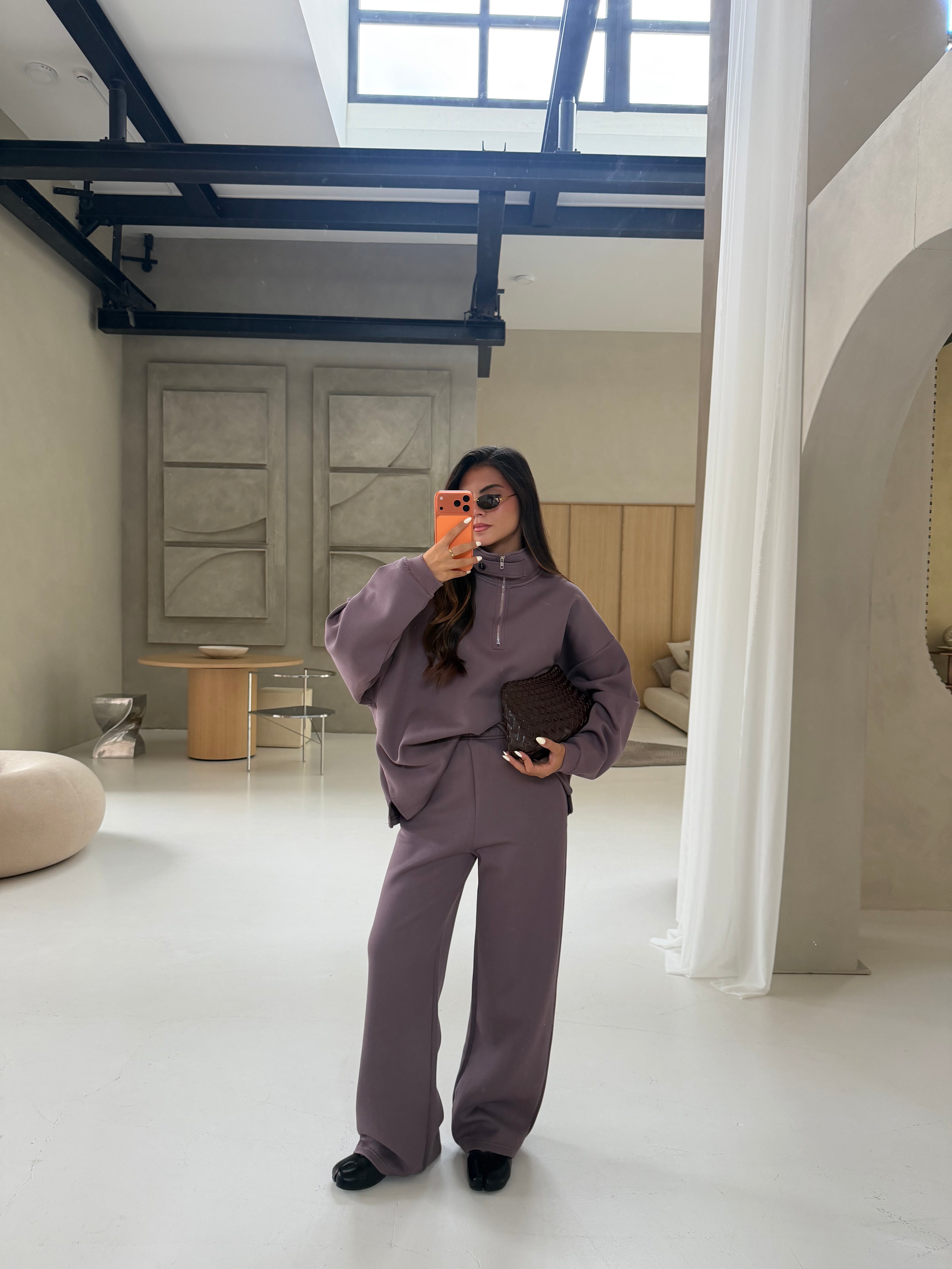 Ensemble jogging BLANA MAUVE
