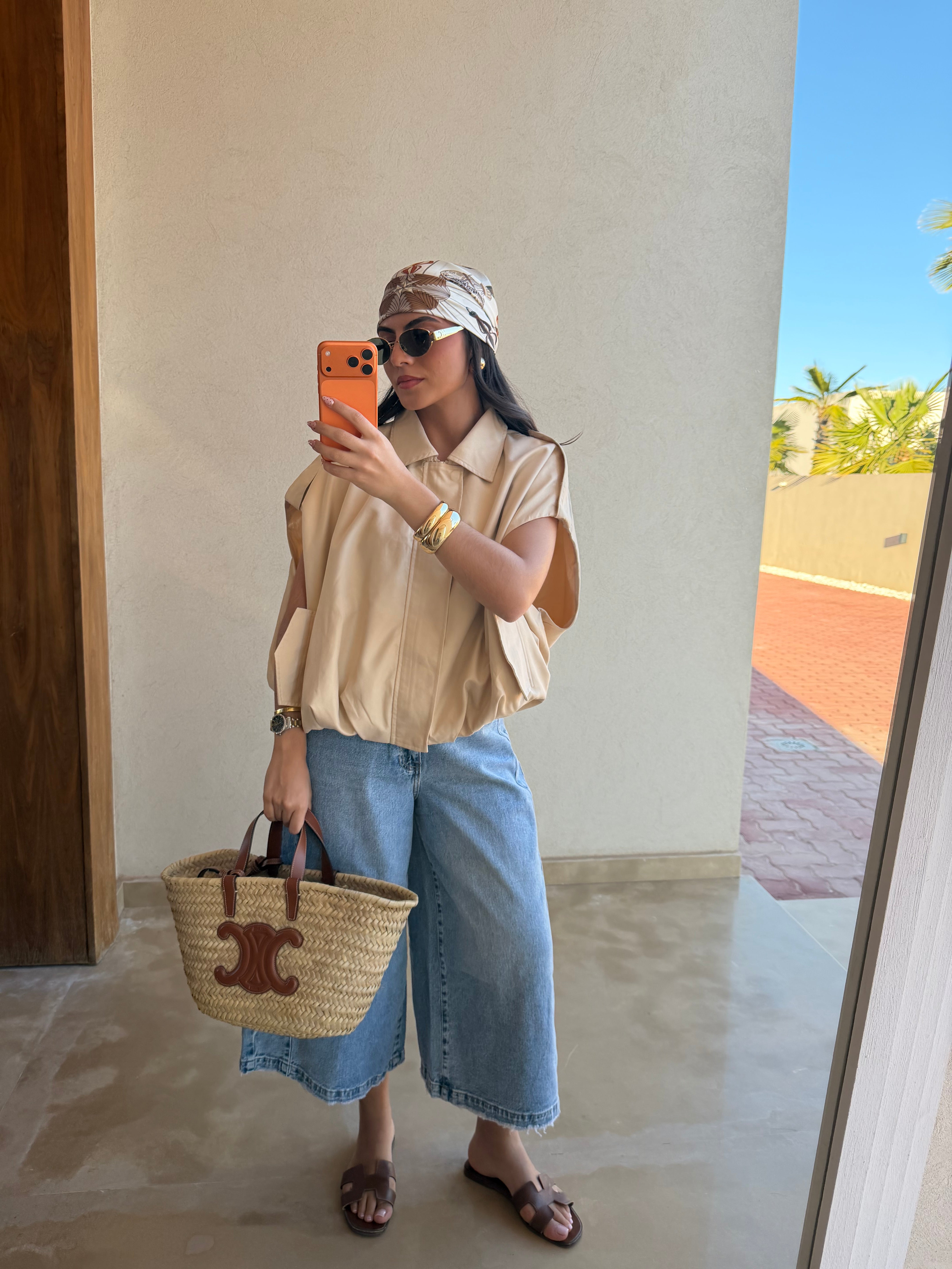 Veste sans manche beige (KY002)