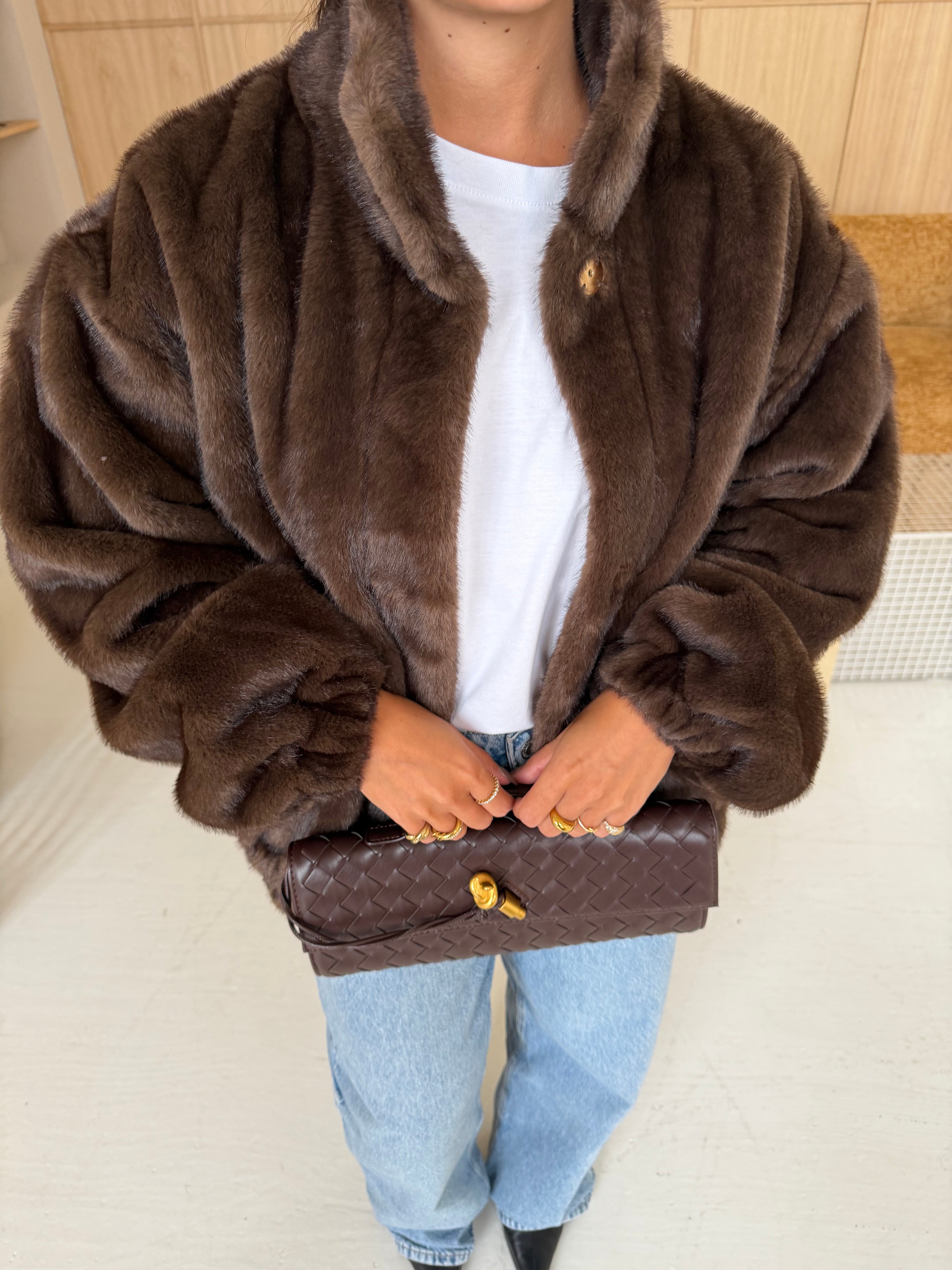 Veste fourrure vengan ALINA