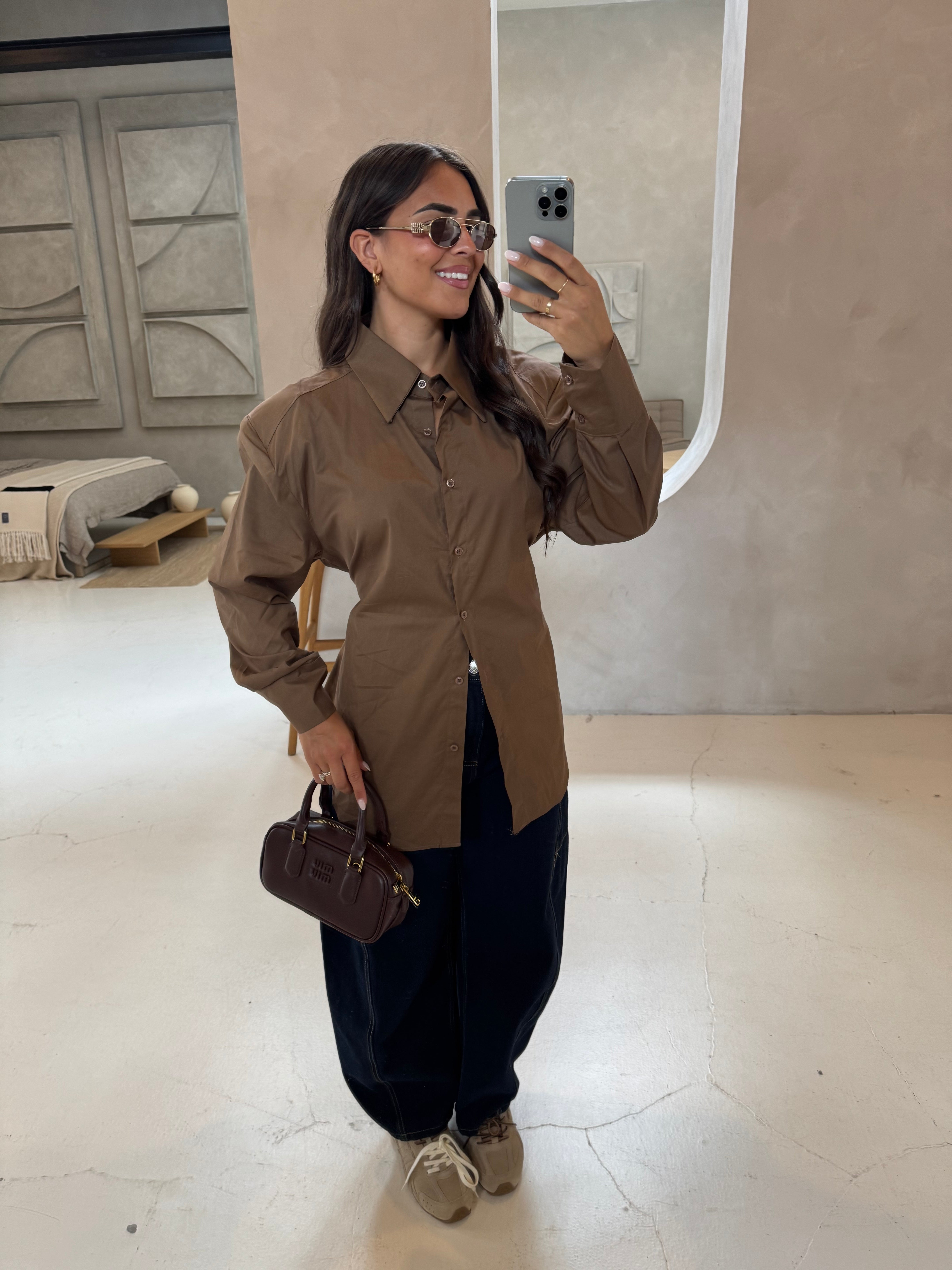 Chemise FRANKIE marron (25c909)