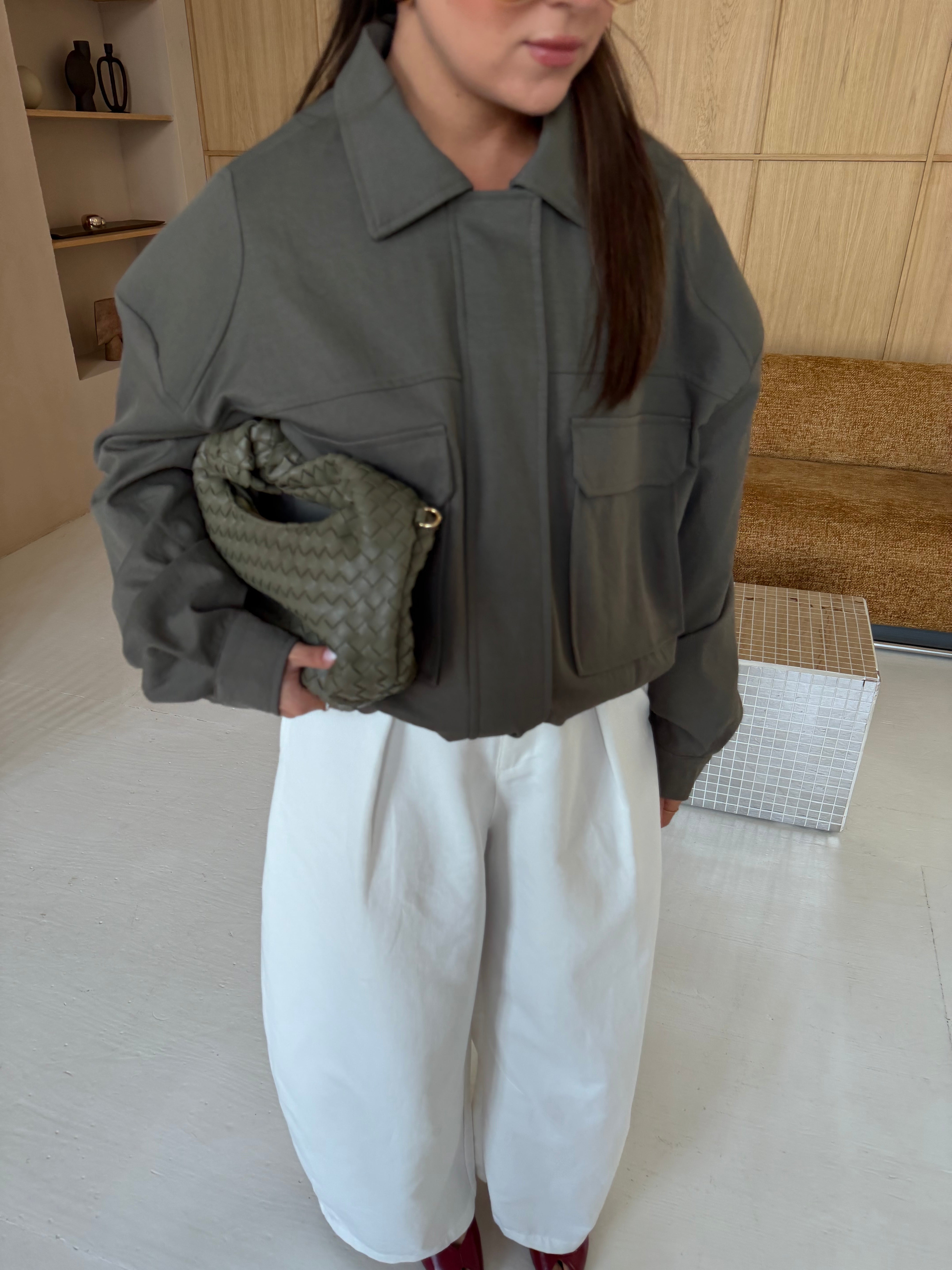 Veste YUNA grise (W25249)