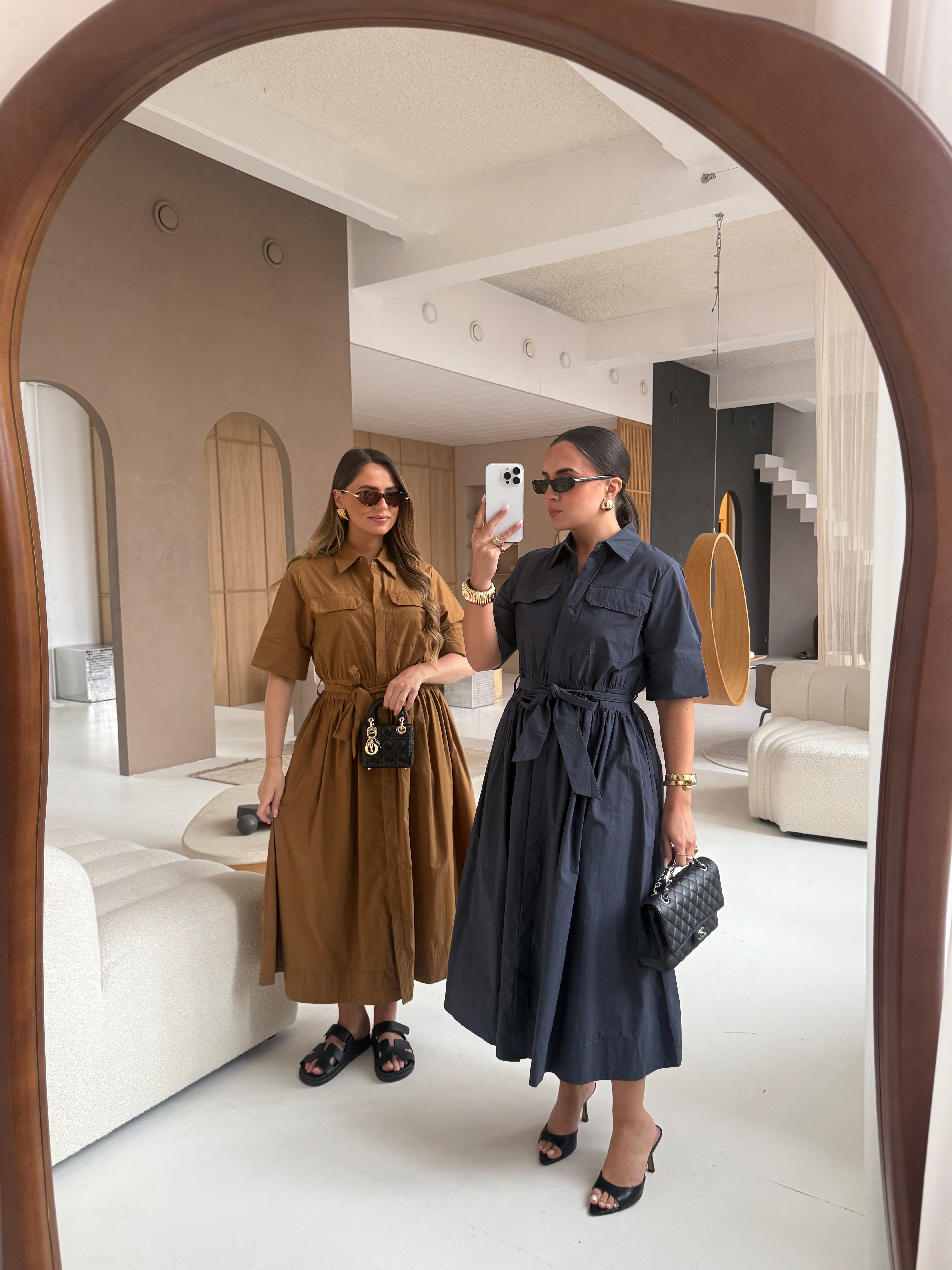 Robe CLARISSE bleue marine (SW730)