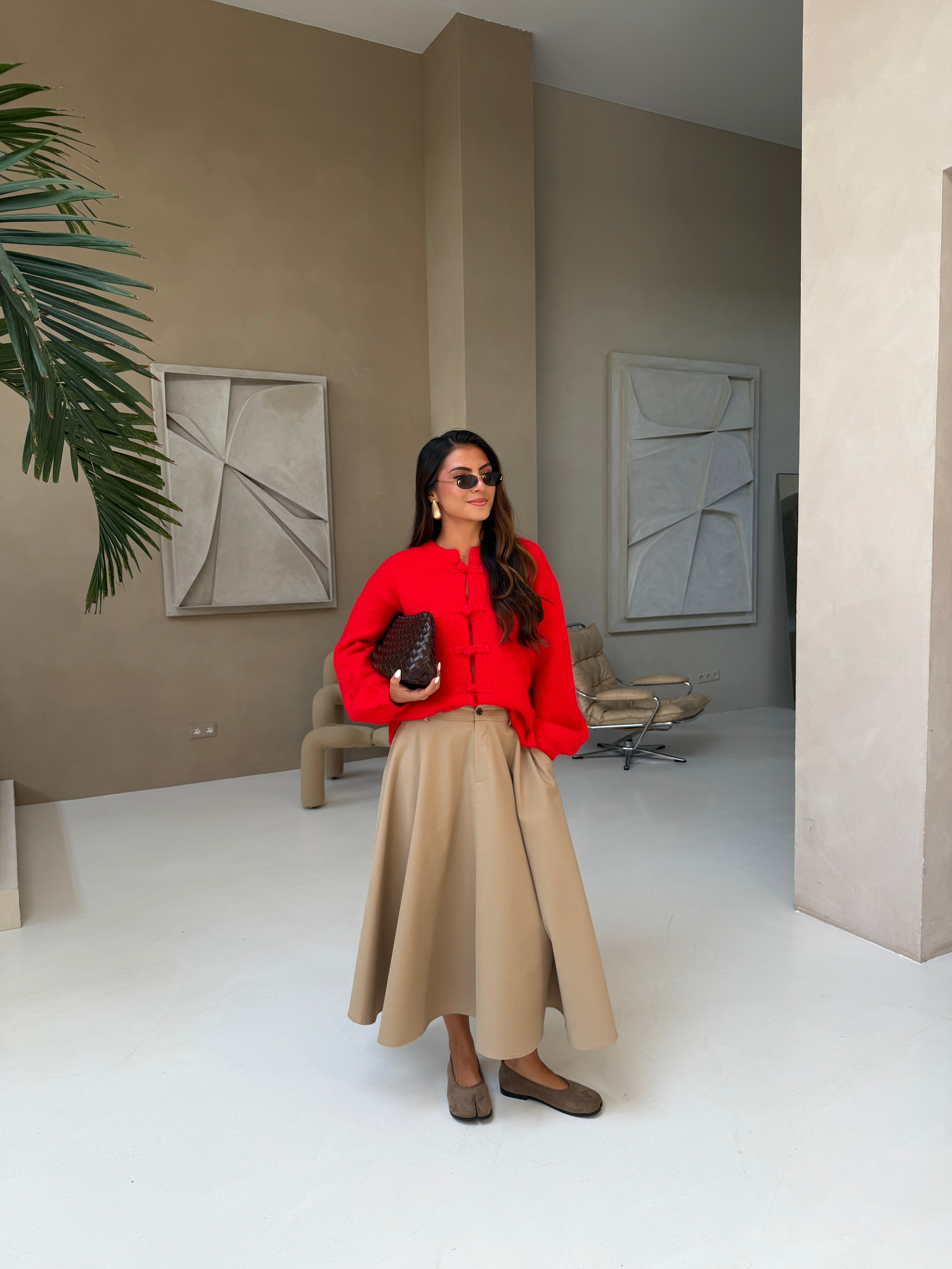 Gilet YUAN rouge (B2023)