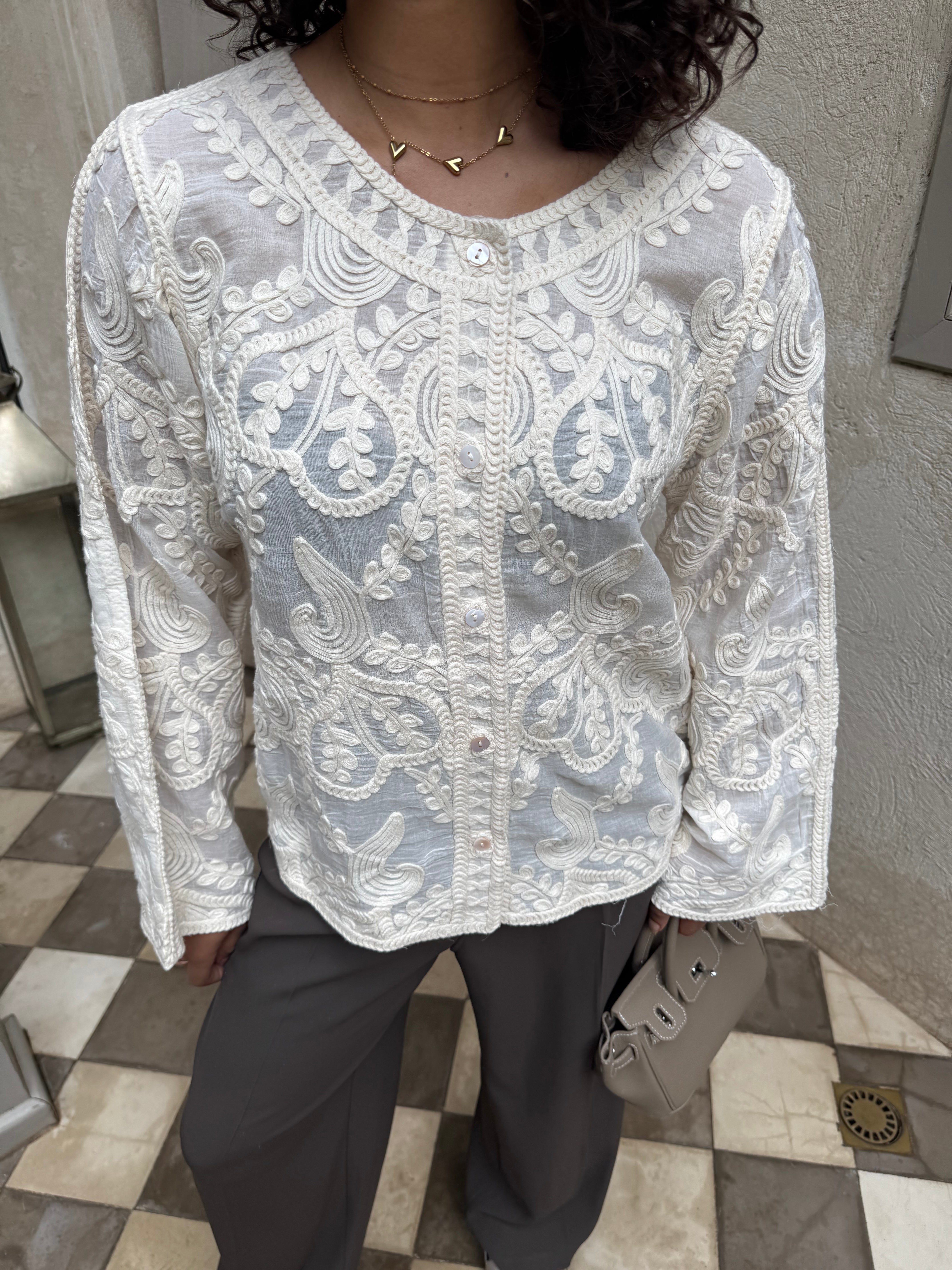 Blouse ADRIA crème (173)