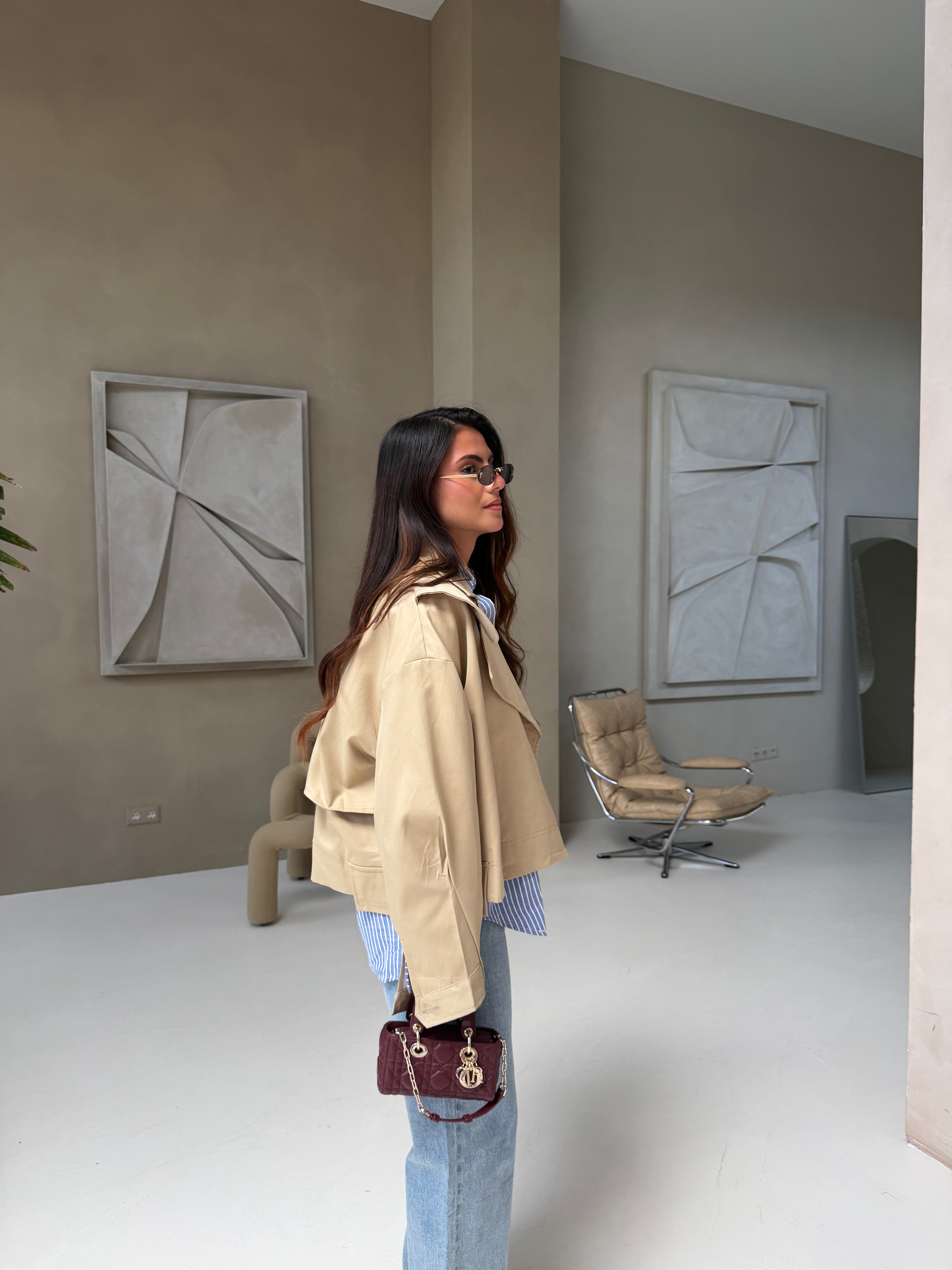 Trench AUTOMNE taupe (VE7196)