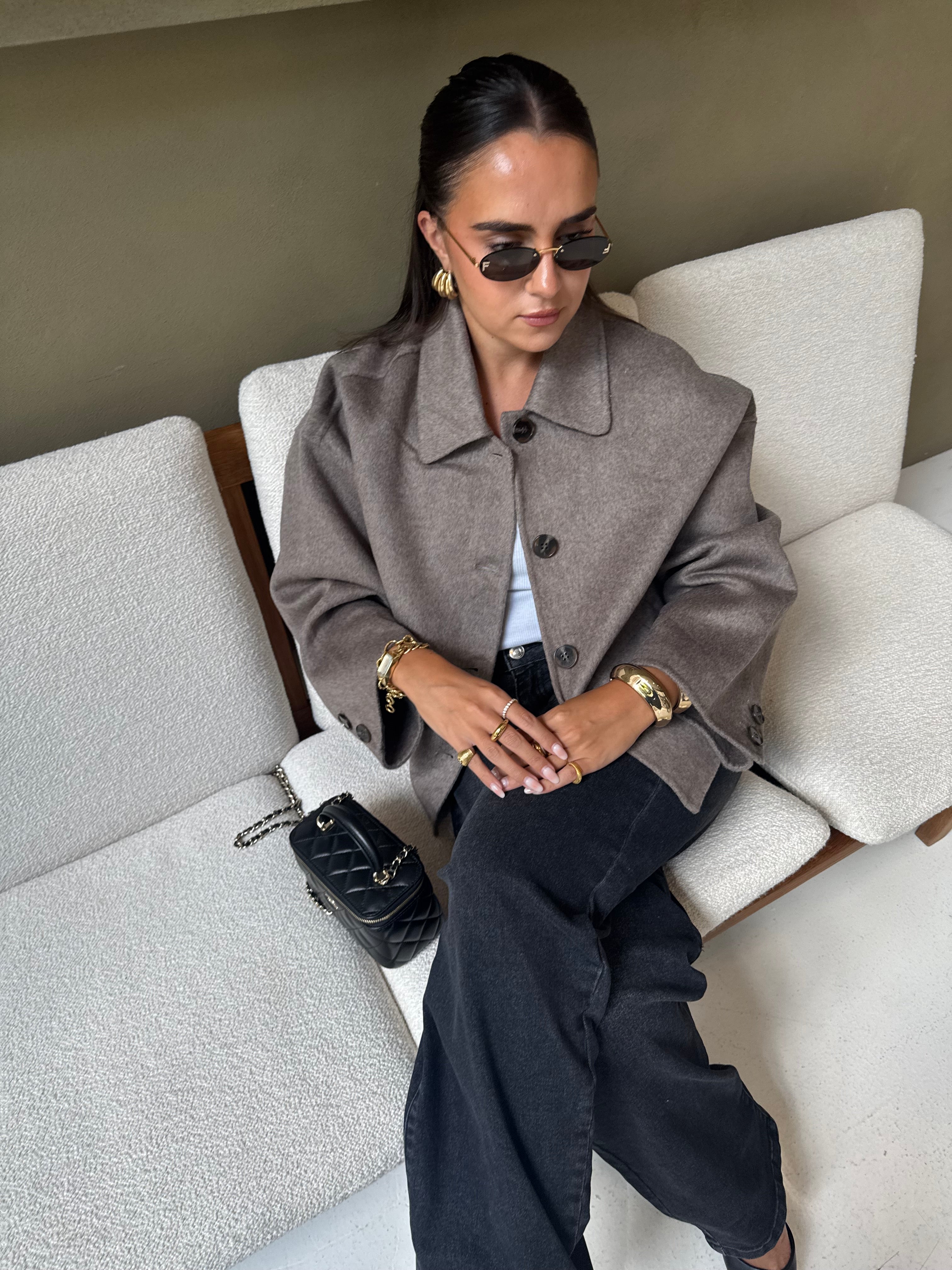 Veste JUDITH taupe (M-2433)