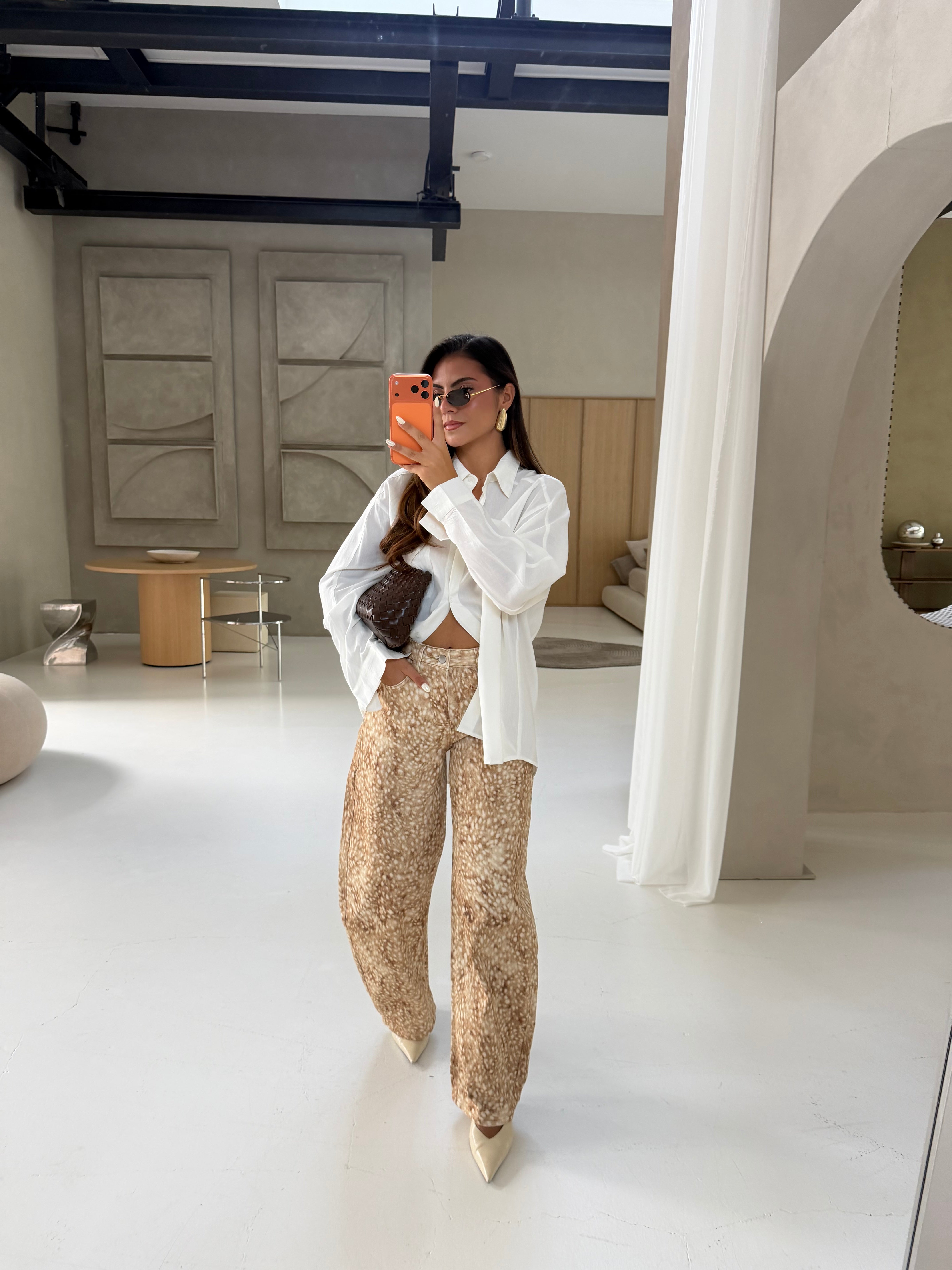 Chemise fluide MADE blanche (MA31903)