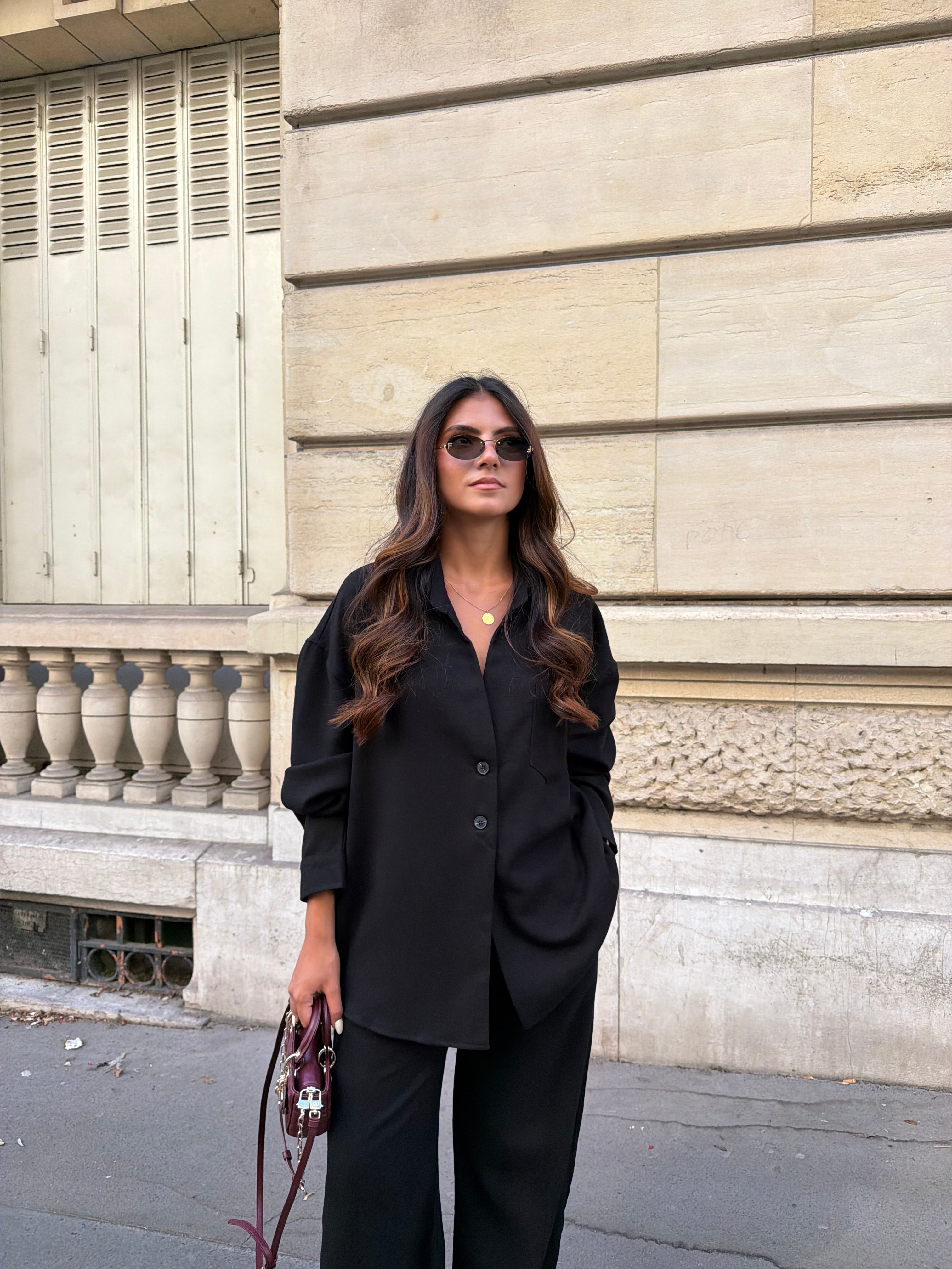 Chemise sine noir (CYC094)