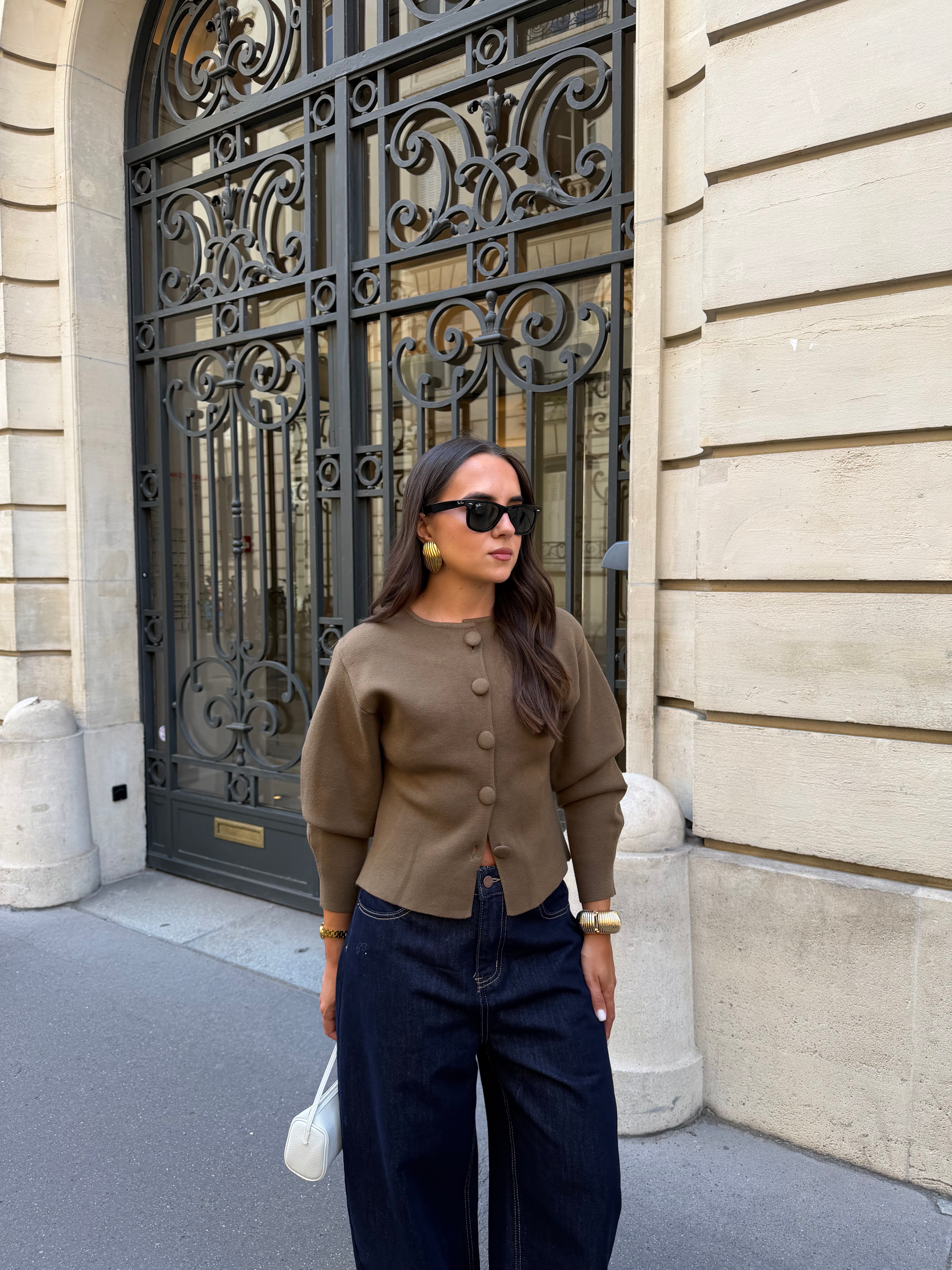 Gilet ASTRID marron (5645)