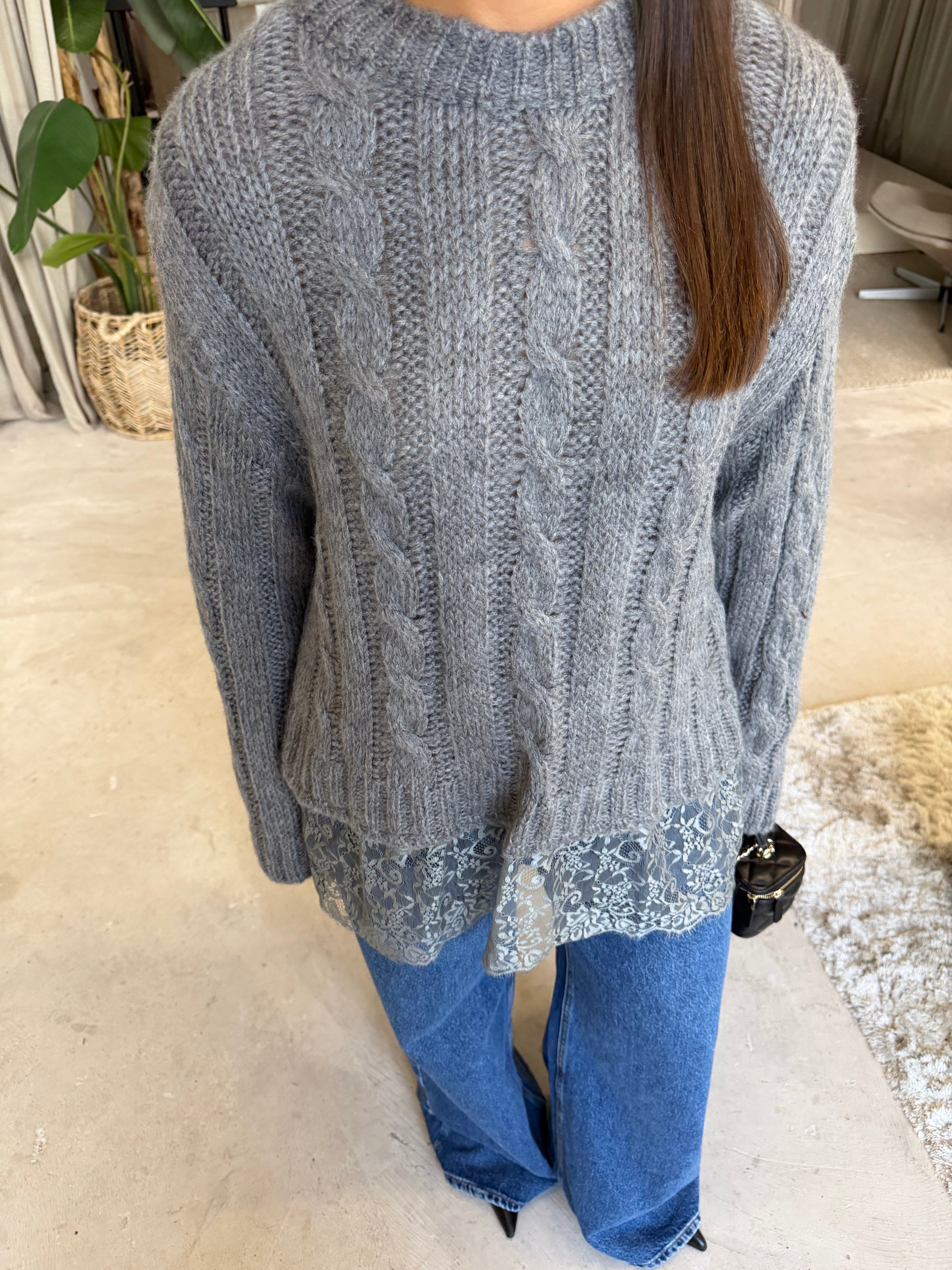 Pull BELLA gris