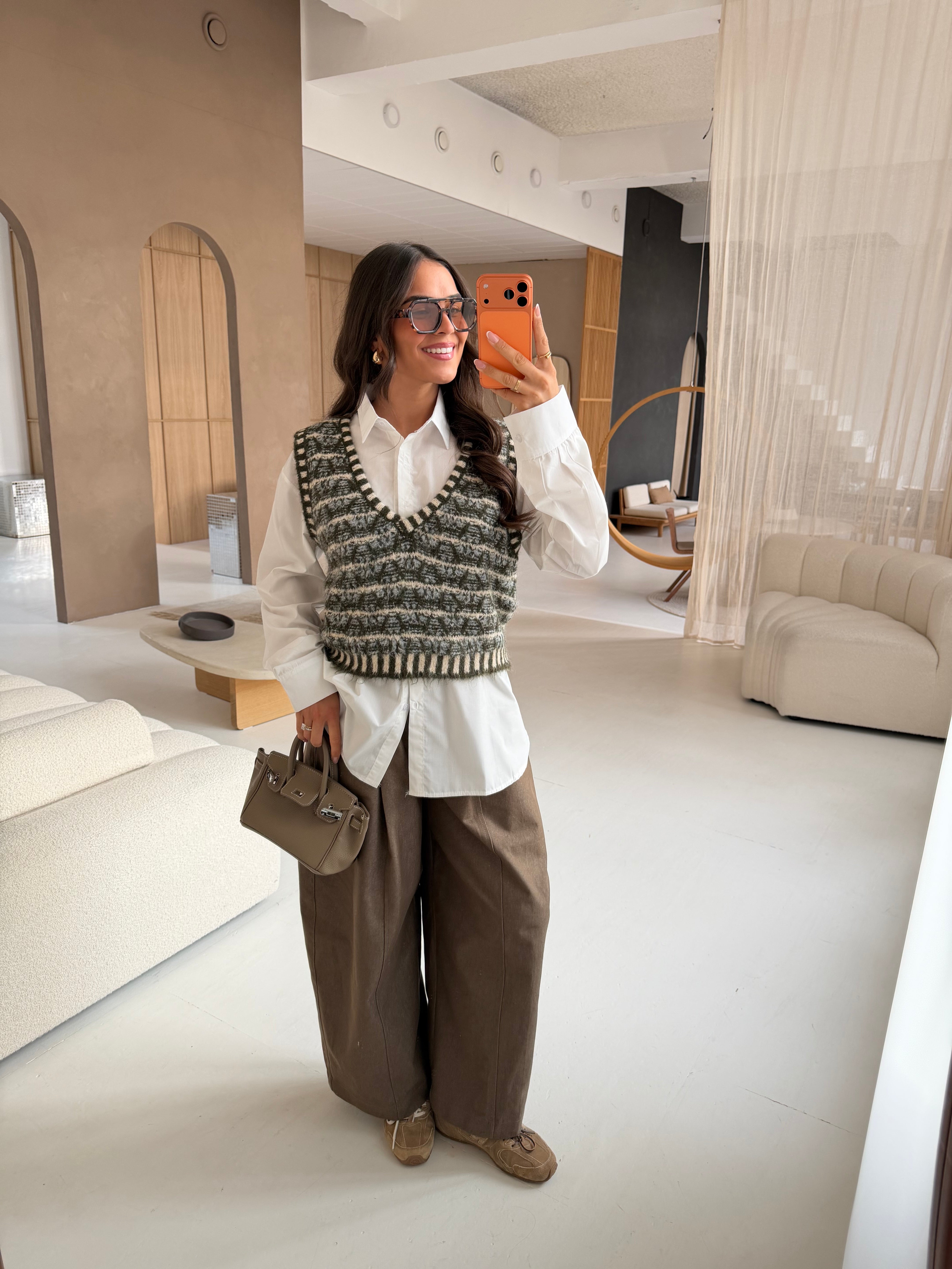 Pantalon ballon coffe (E9377)