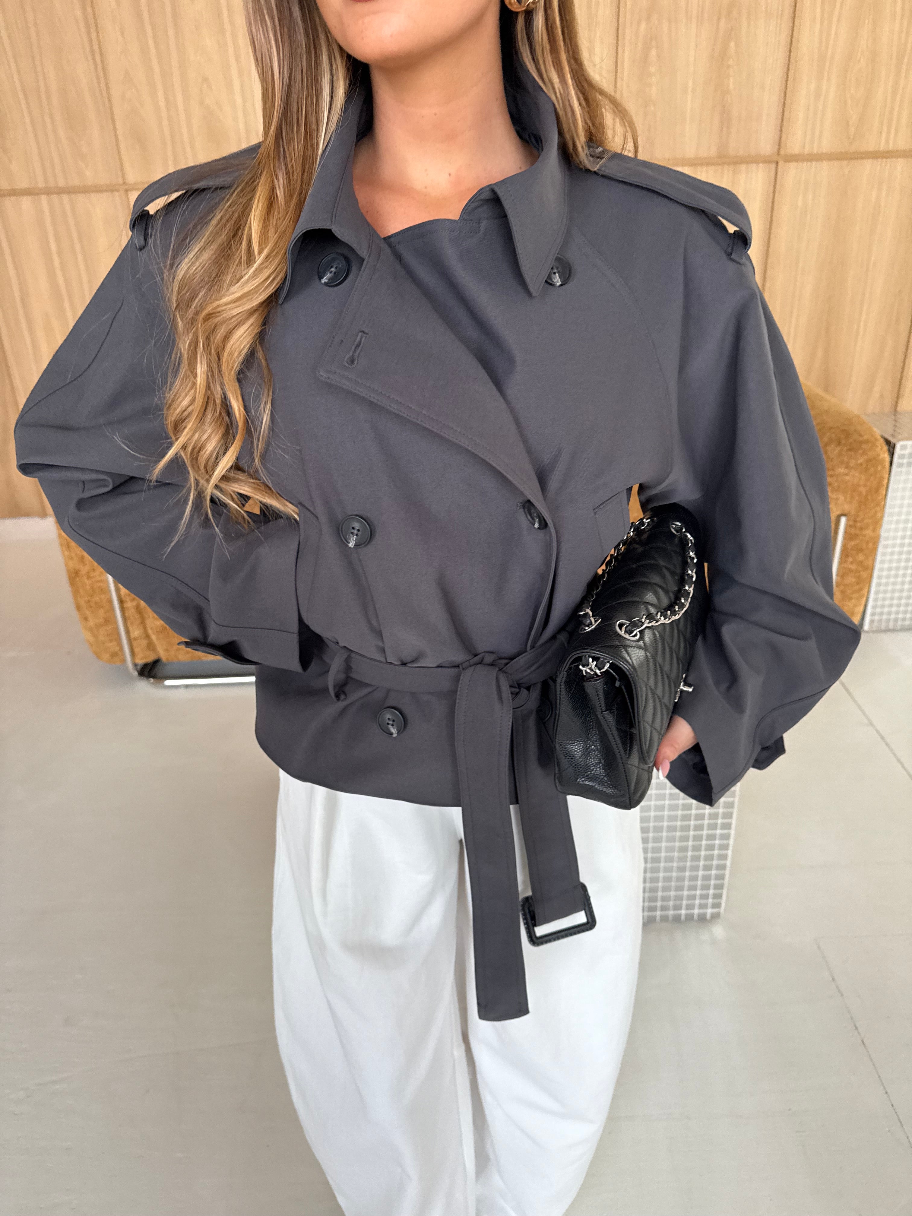 Trench court ANDREA gris (W25257)