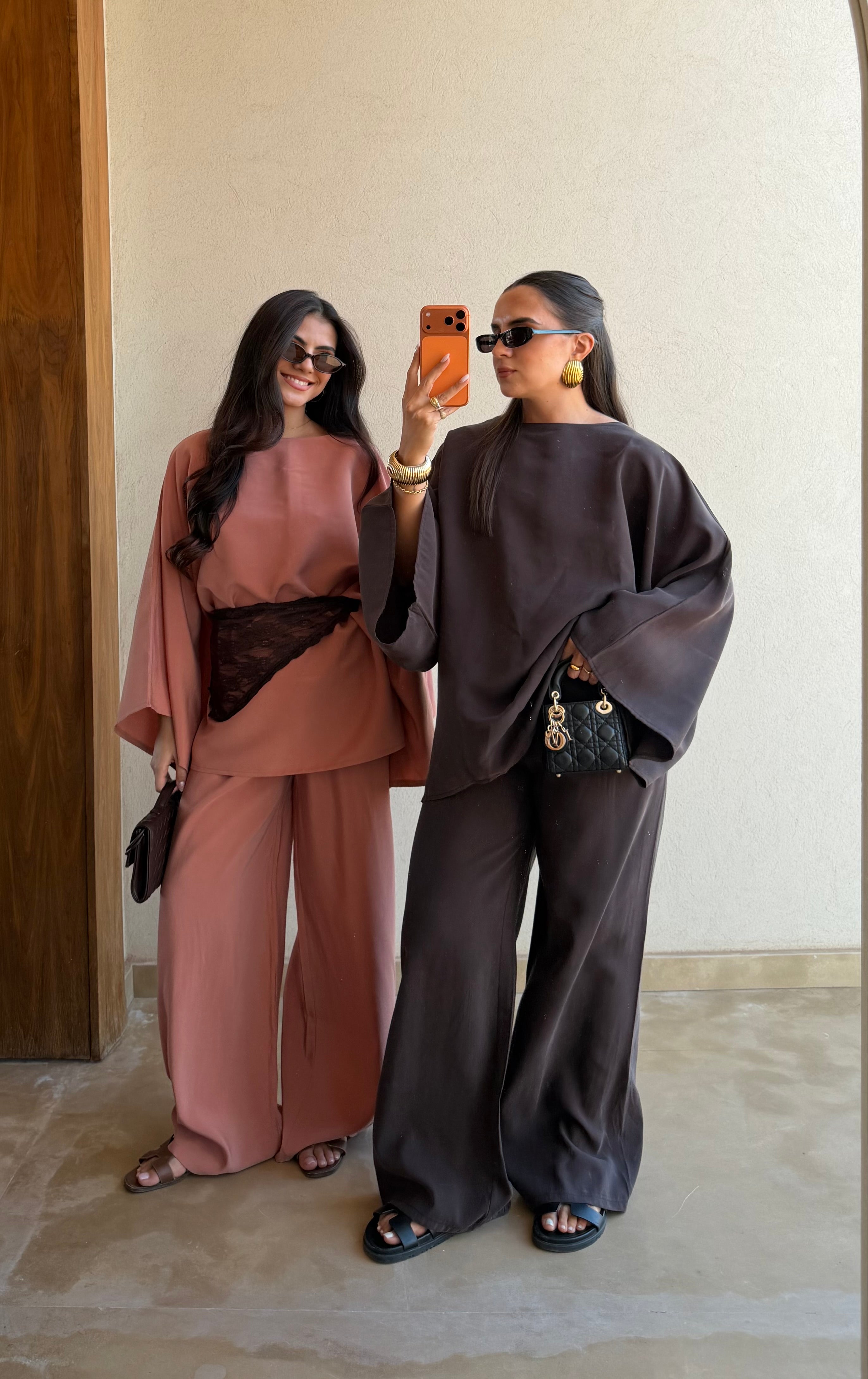 Ensemble BONY terracota
