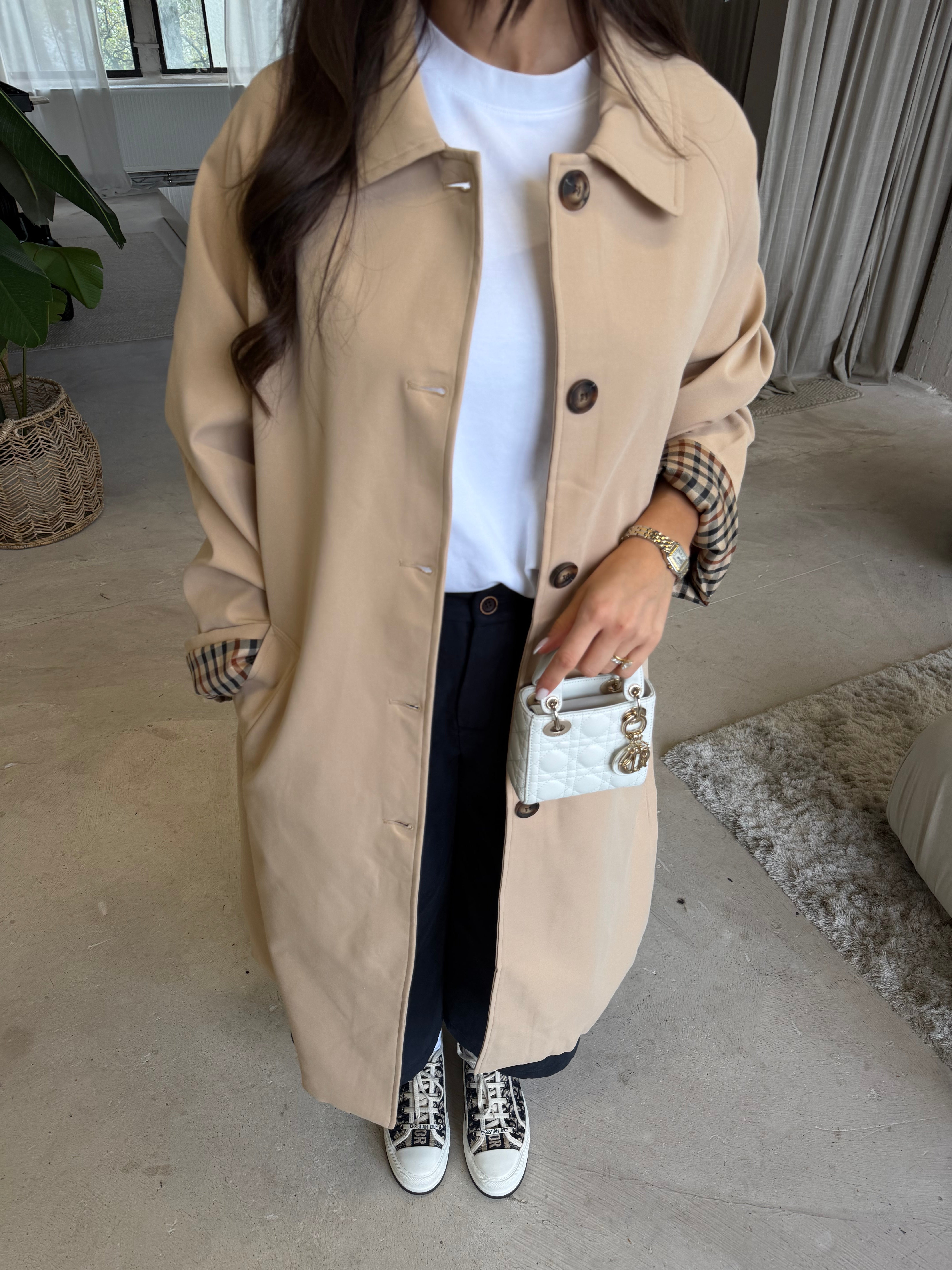 Trench long SESA beige (1290)