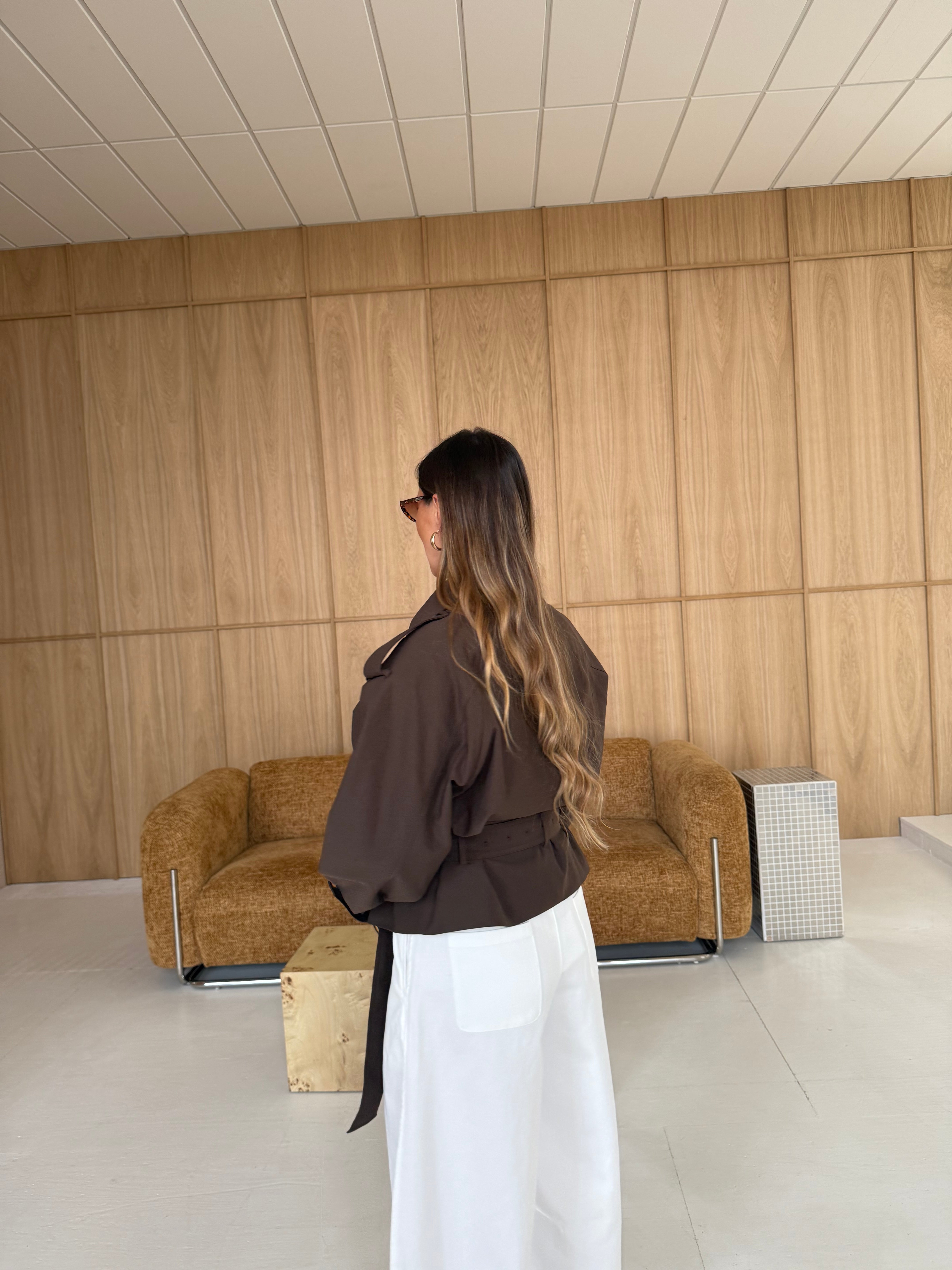 Trench court ANDREA marron (W25257)