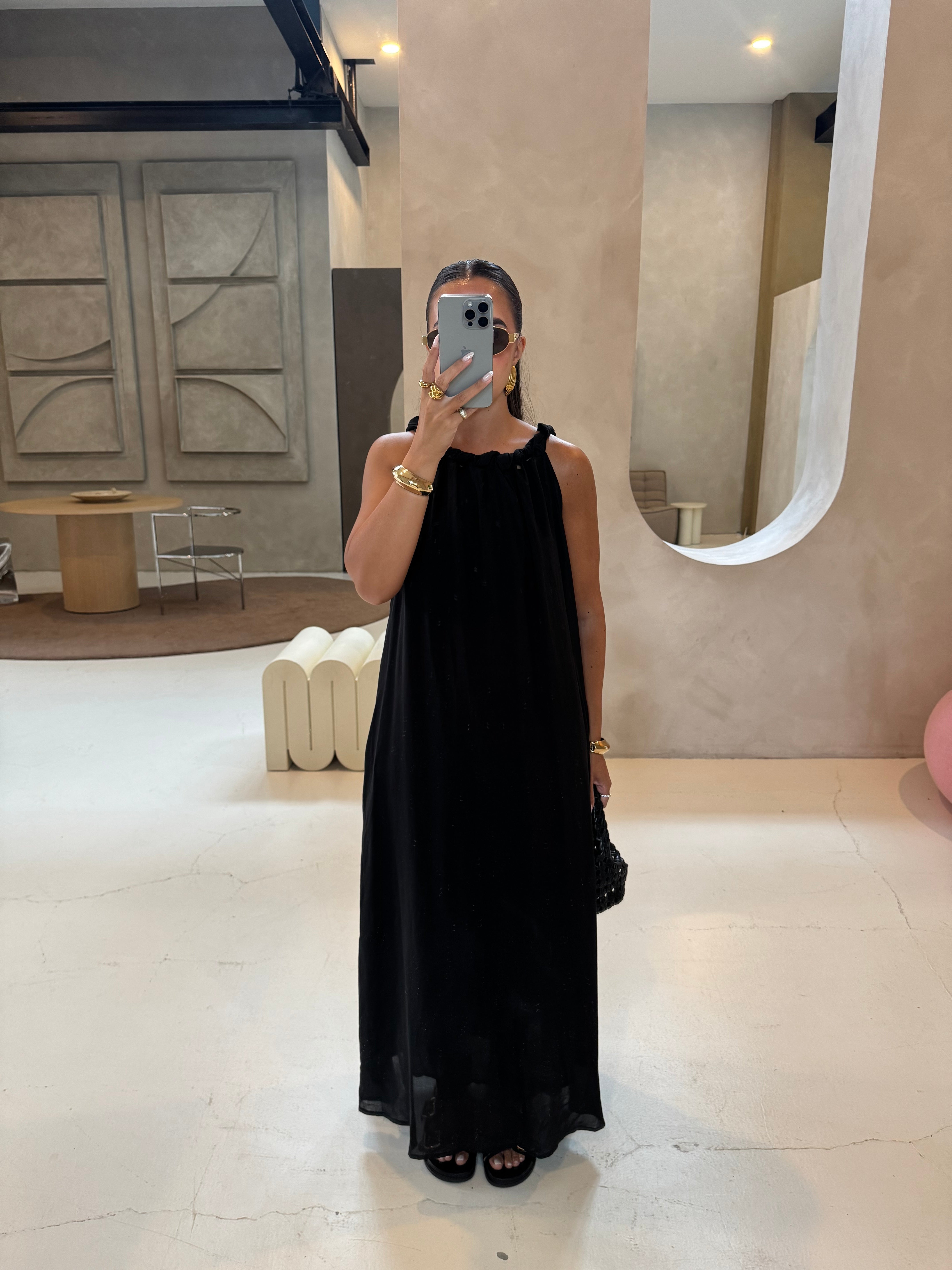 Robe SEYANA noire (SW709)