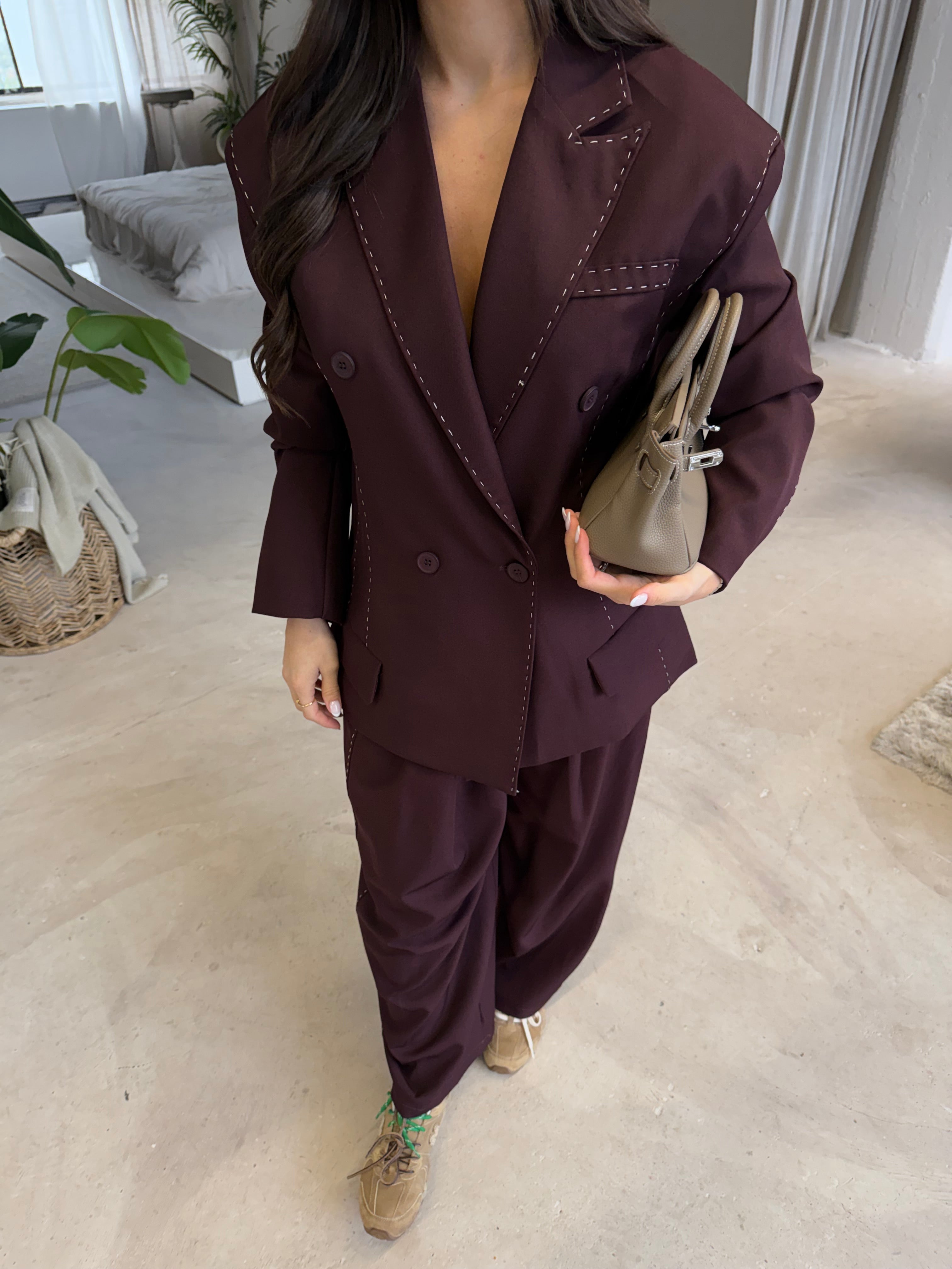 Blazer samy bordeaux