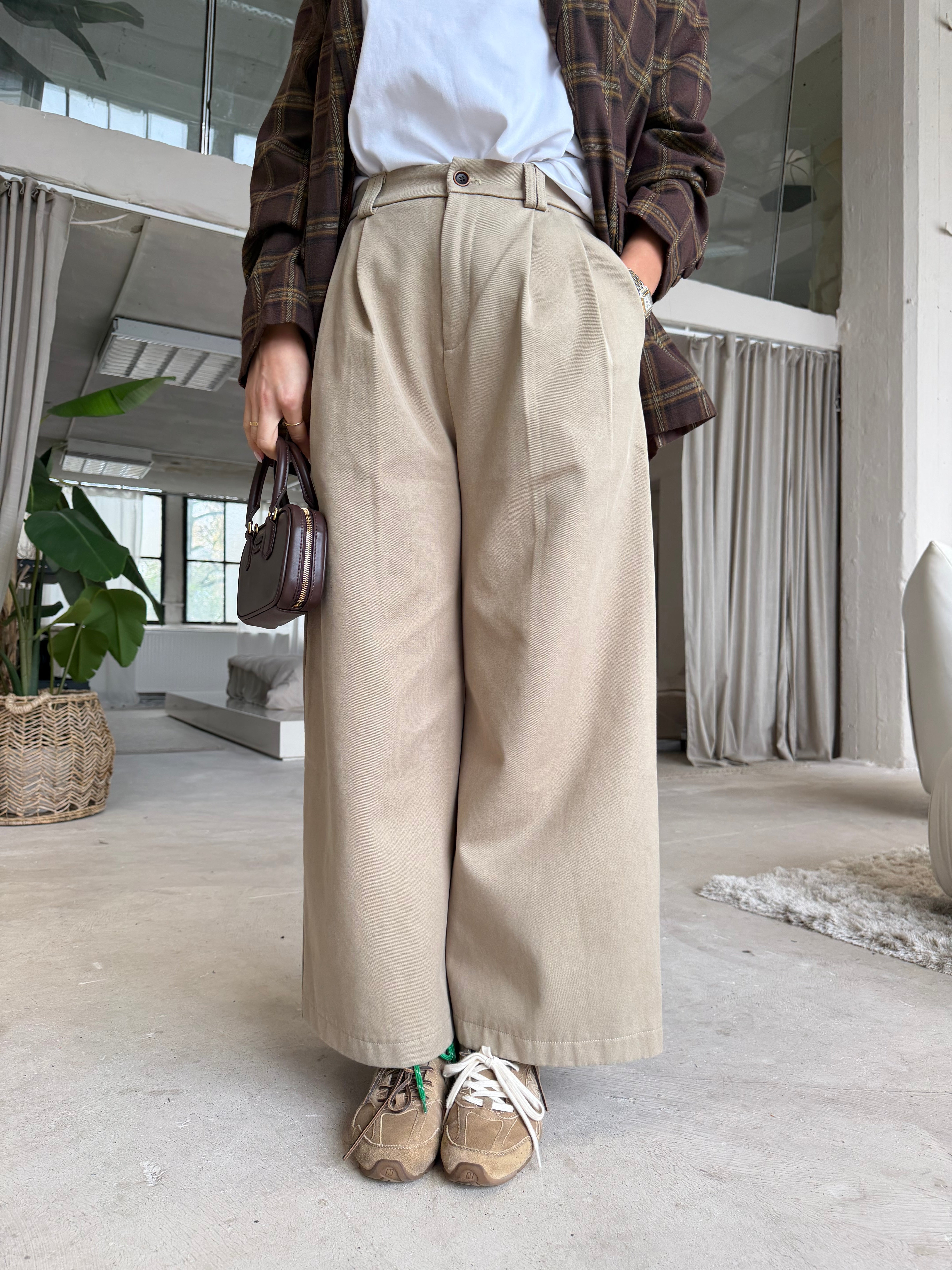 Pantalon ROSY beige (D27721)