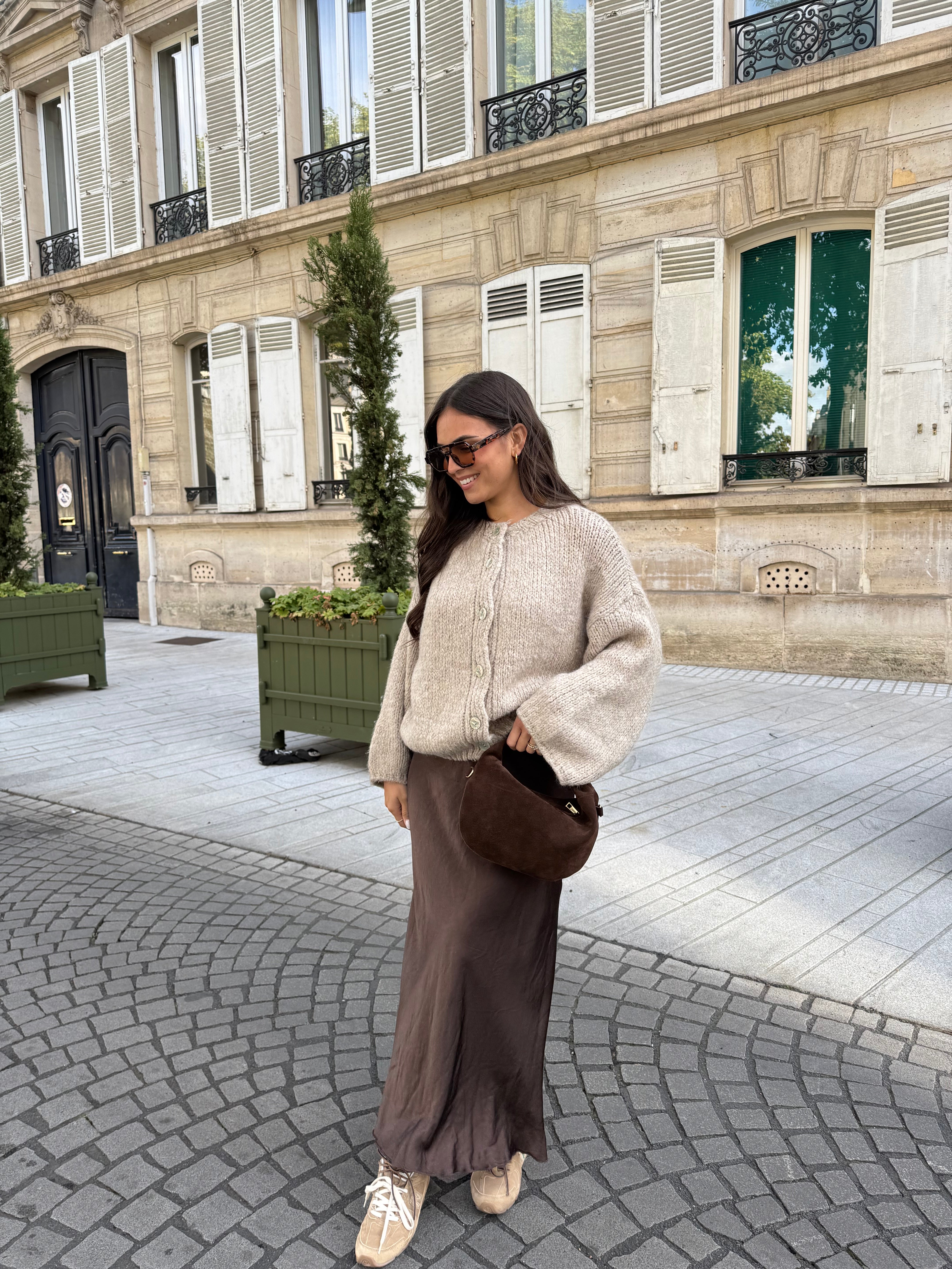 Pull gilet ALANA beige