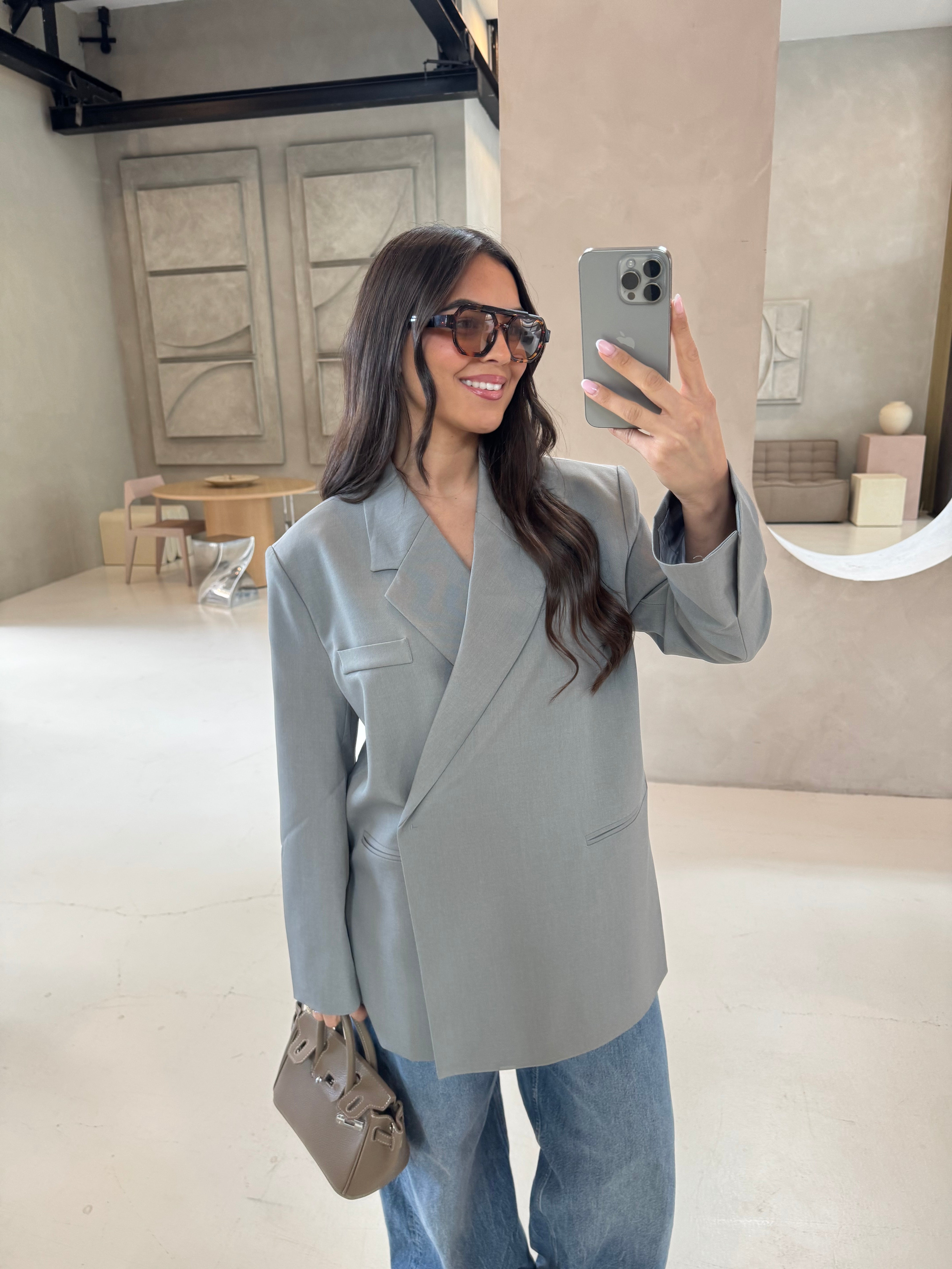 Blazer PARISIENNE gris (W24763)