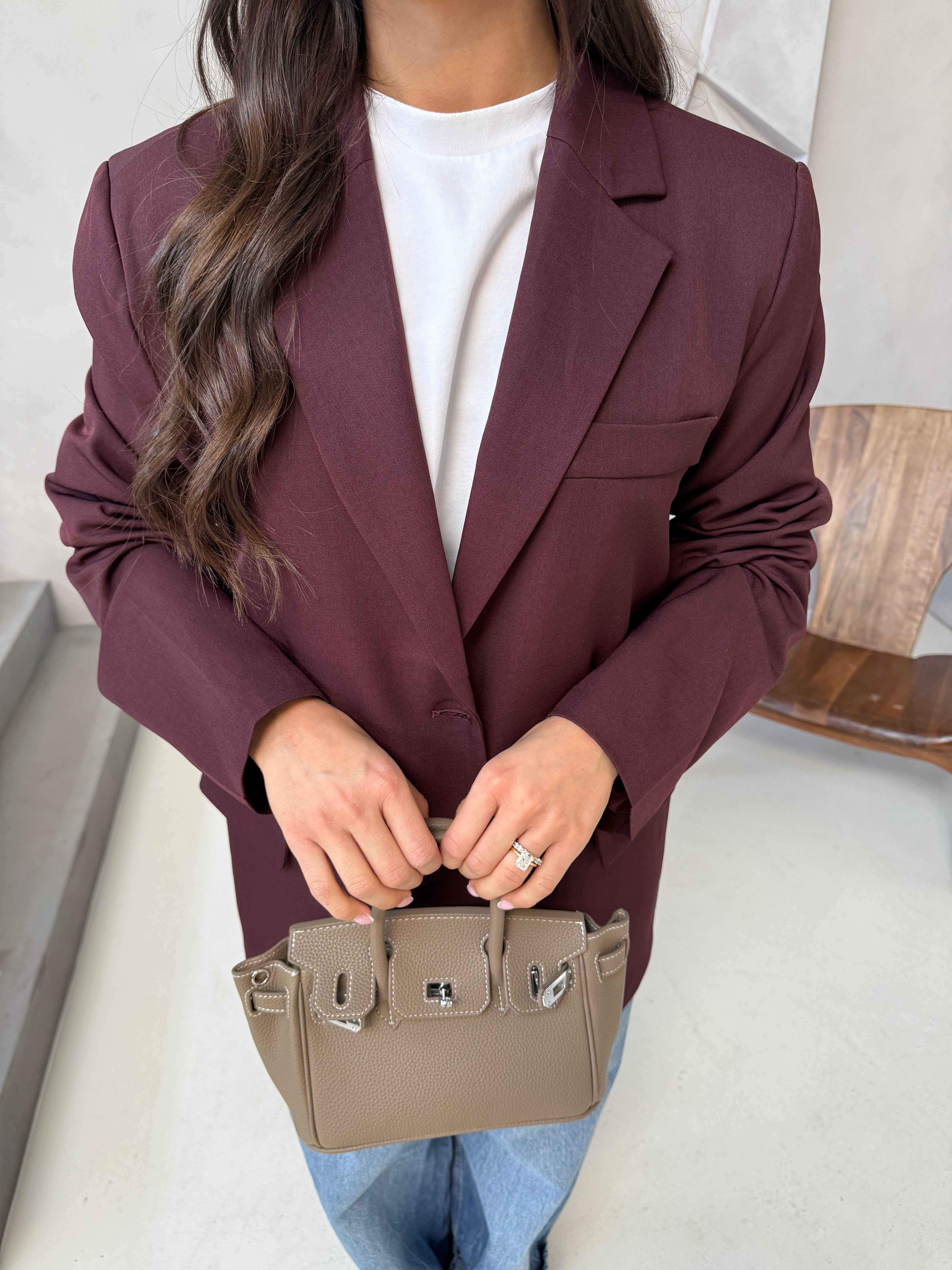 Blazer BELLA bordeaux (W24737)