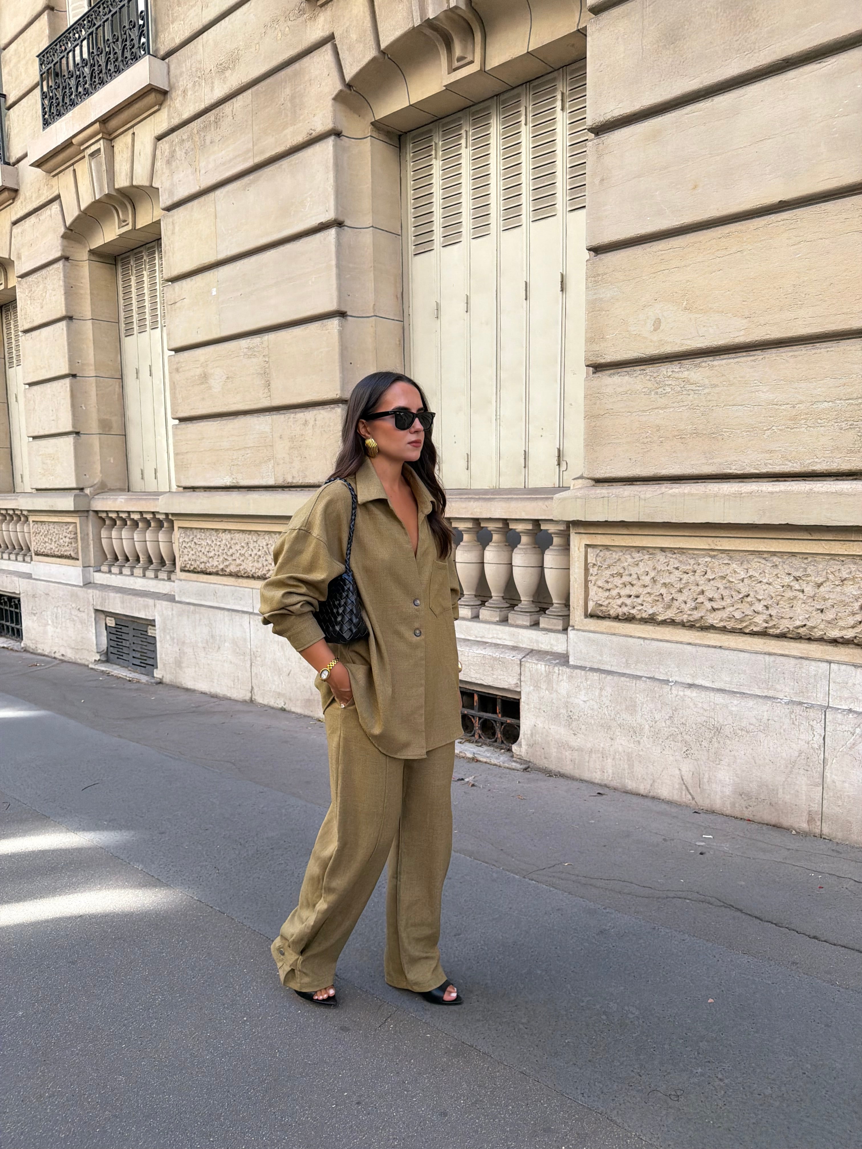Chemise sine vert anis (CYC094)