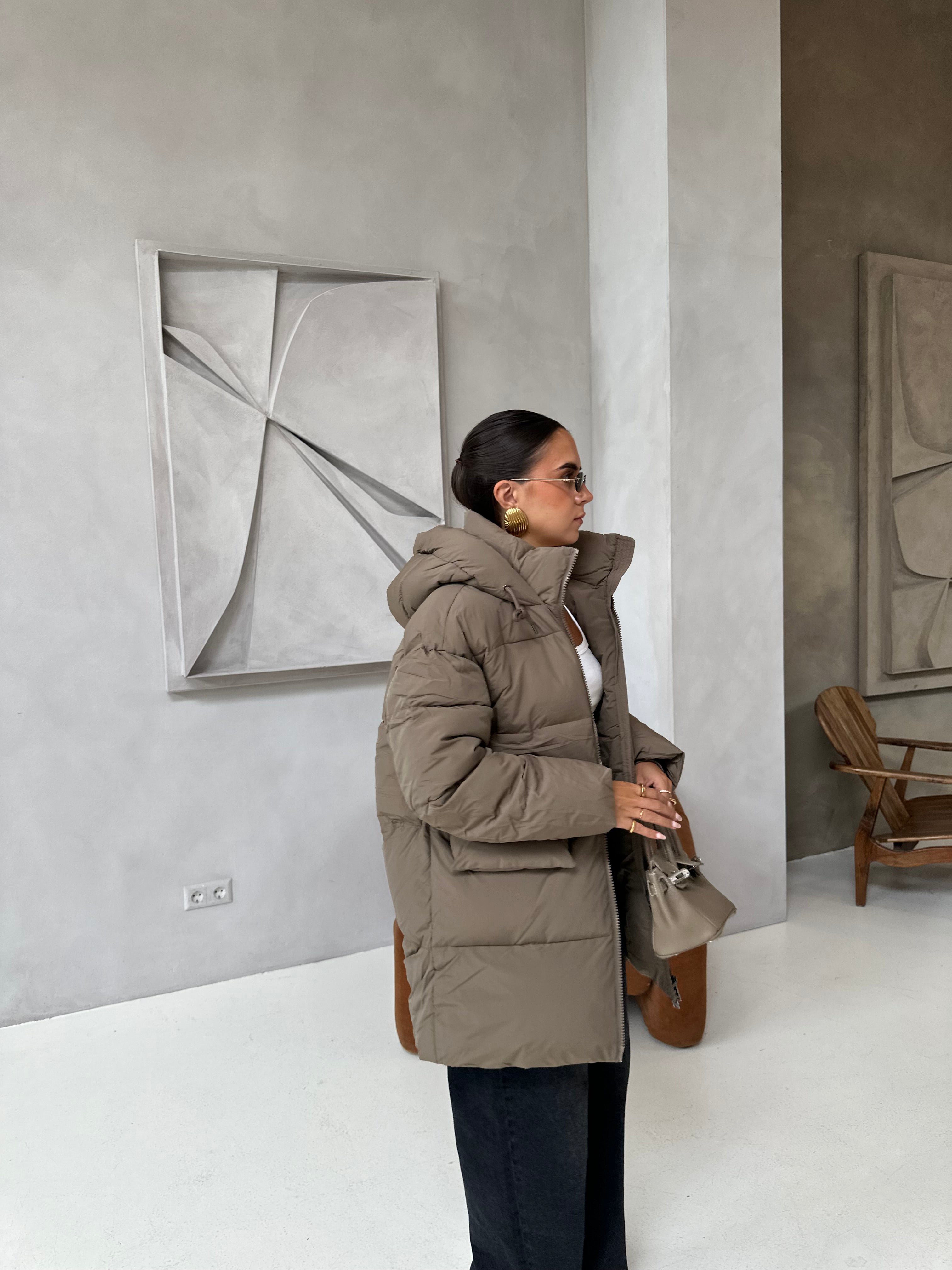 Doudoune ALANA taupe (fc7613)
